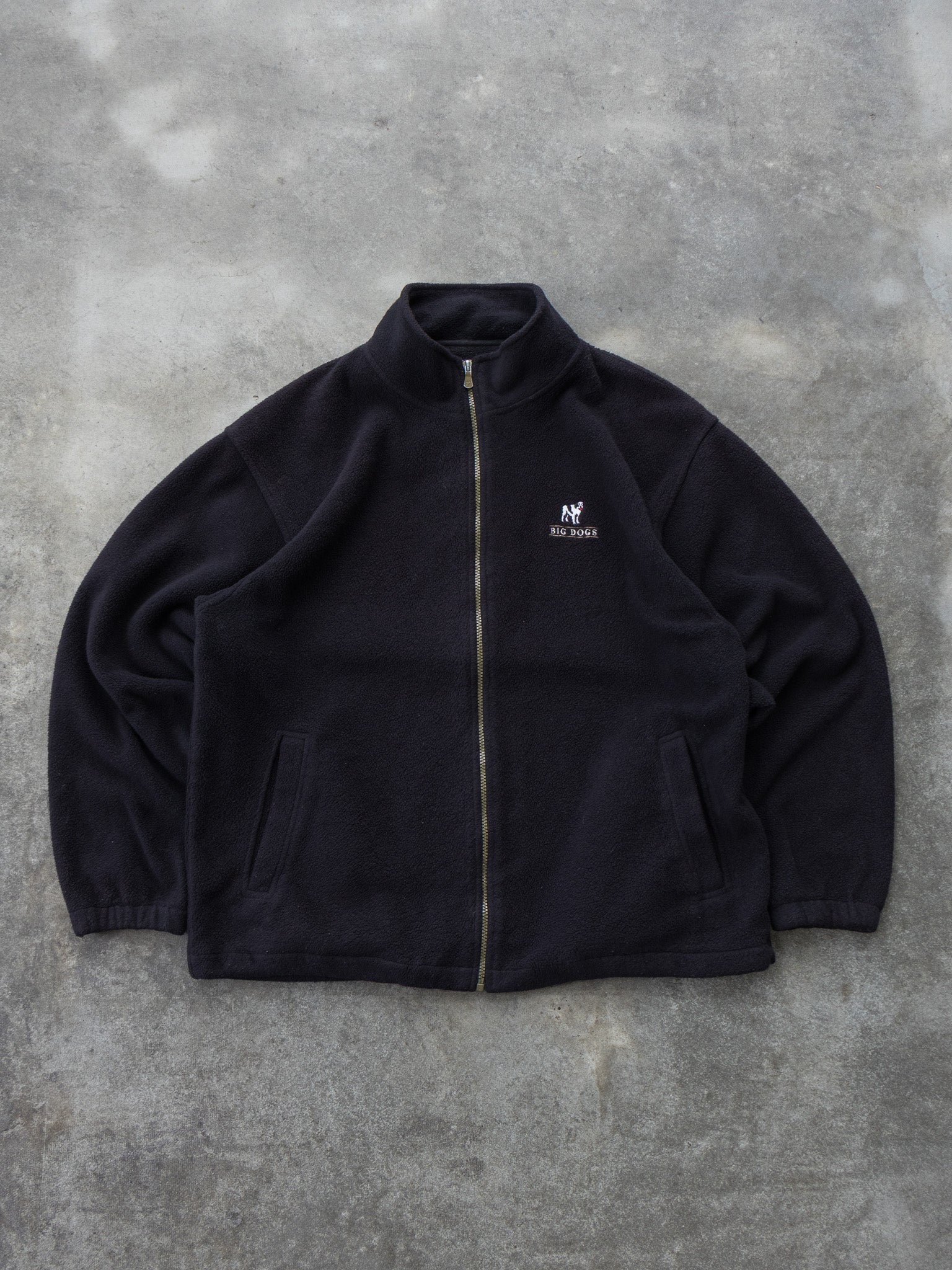 Vintage Black Big Dogs Fleece (XL)