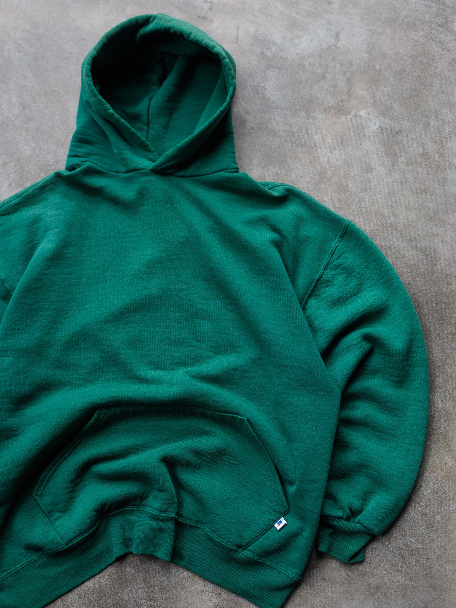 Vintage 90s Green Russell Athletic Hoodie (XL)