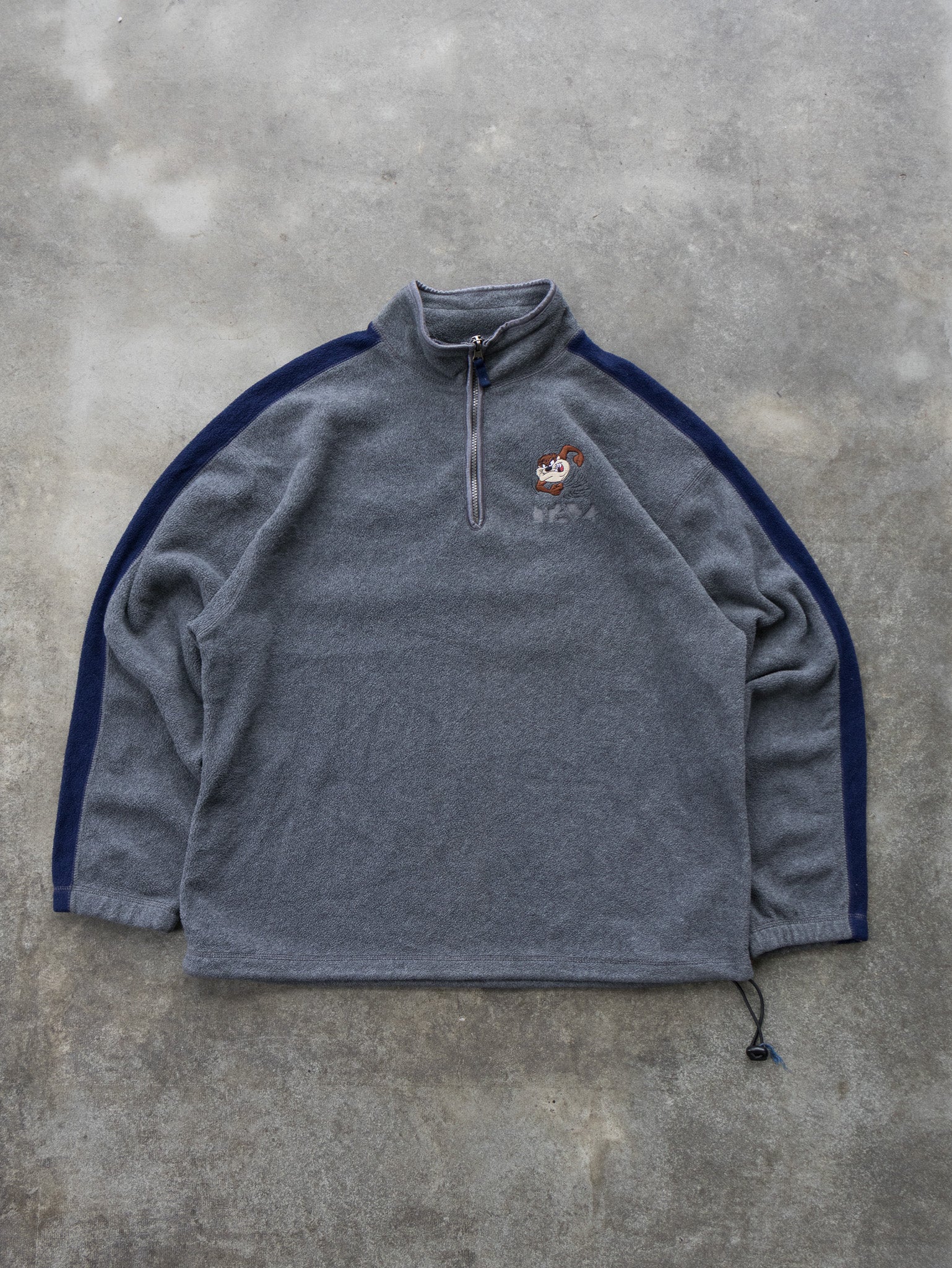 Vintage Grey Taz Warner Bros Fleece (L)