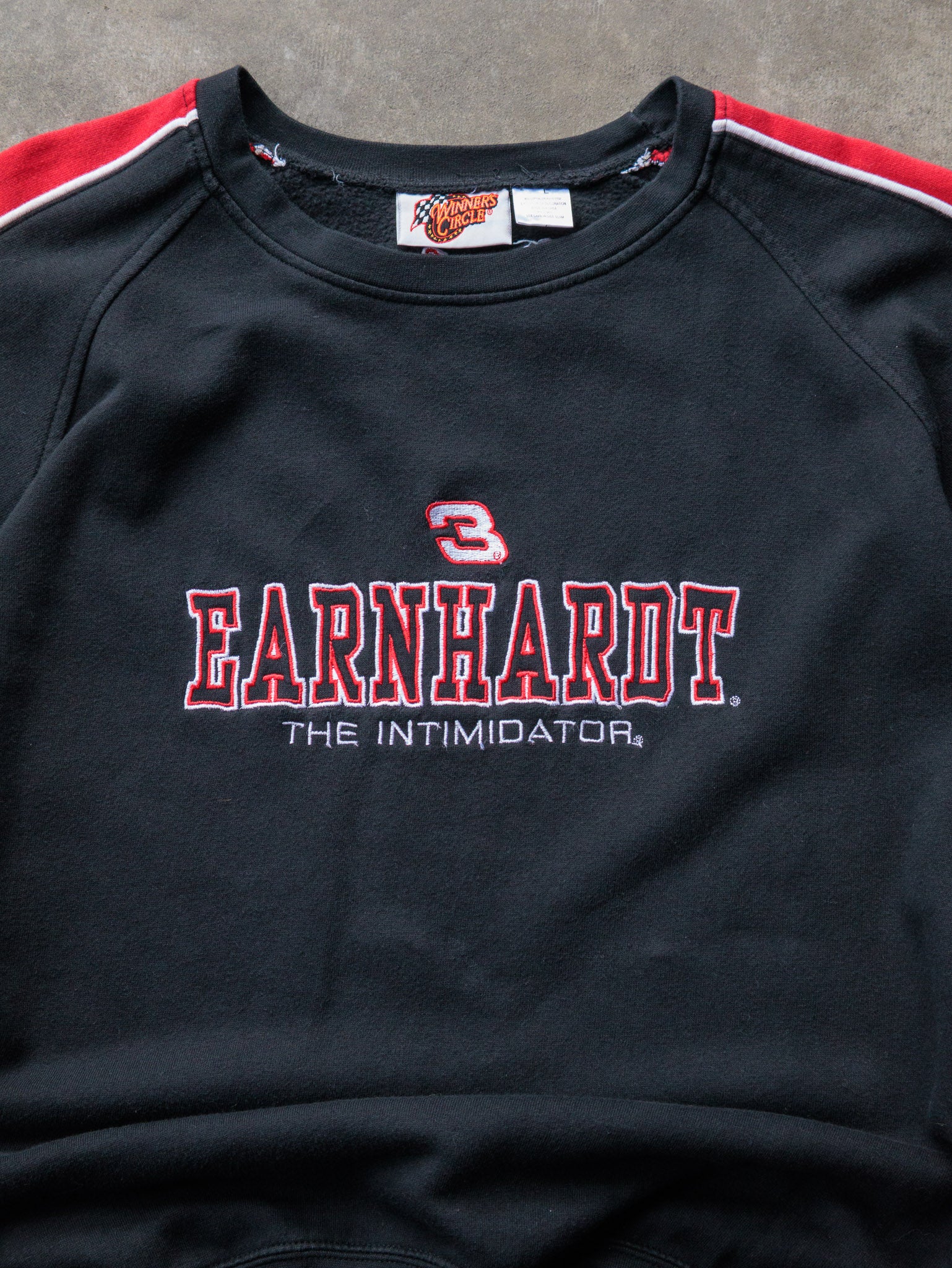 Vintage 90s Black Dale Earnhardt Sweatshirt (L)