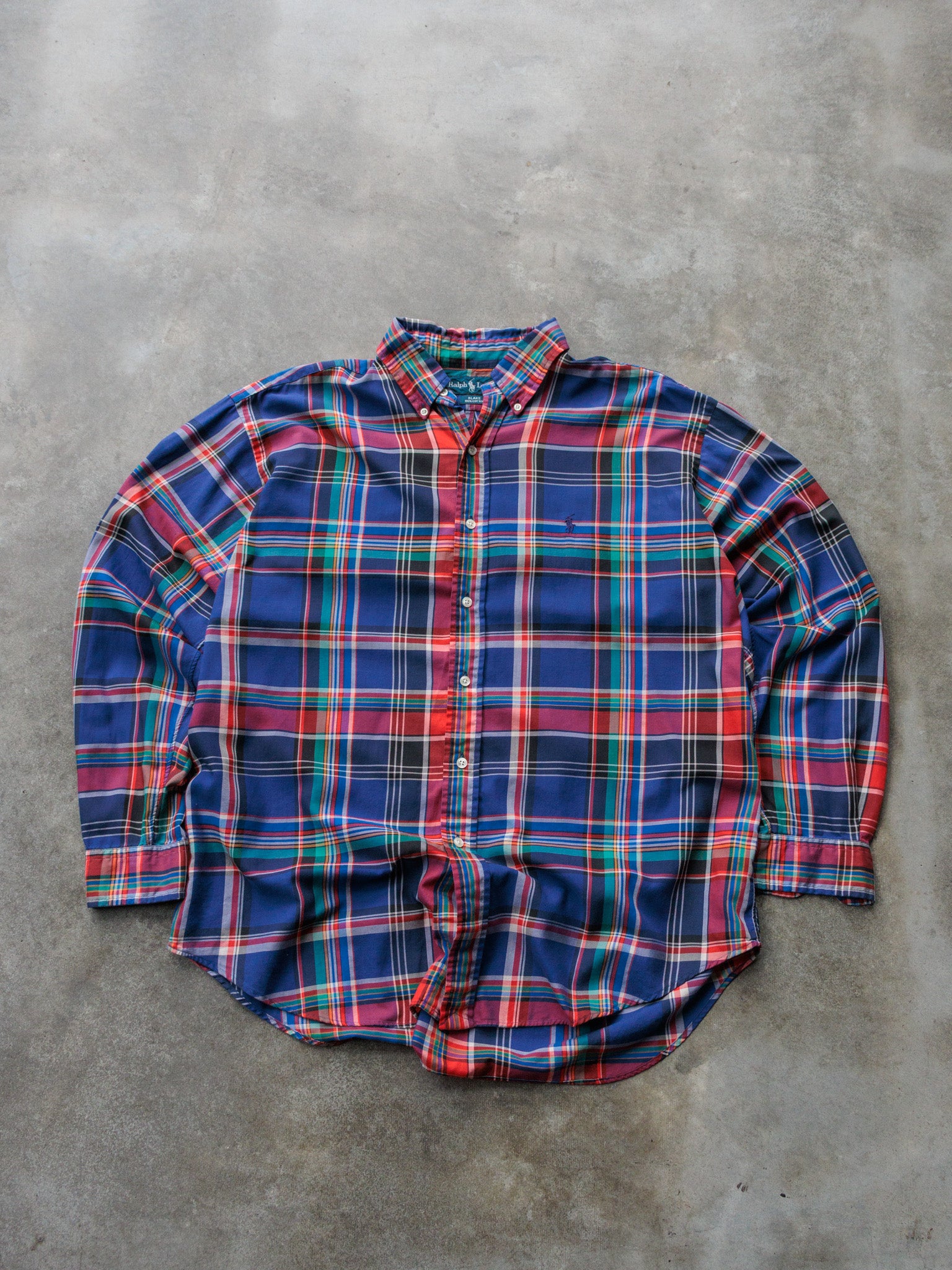 Vintage 90s Multicolor Ralph Lauren Shirt (L)