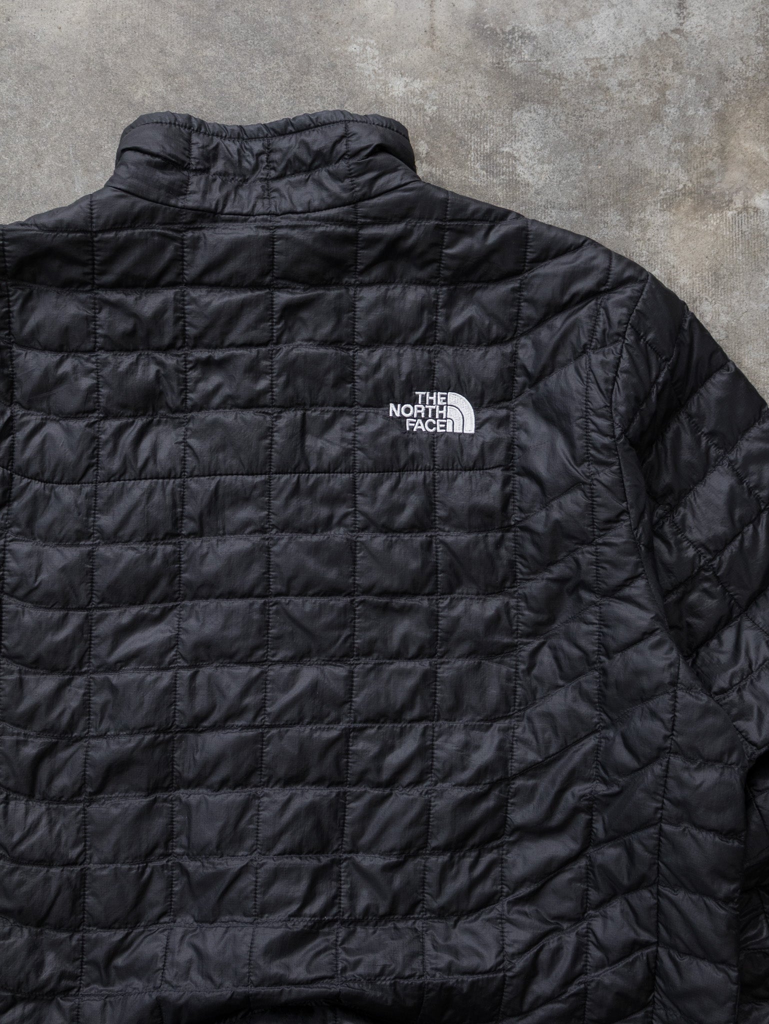 Vintage Black The North Face Quilted Jacket (L)
