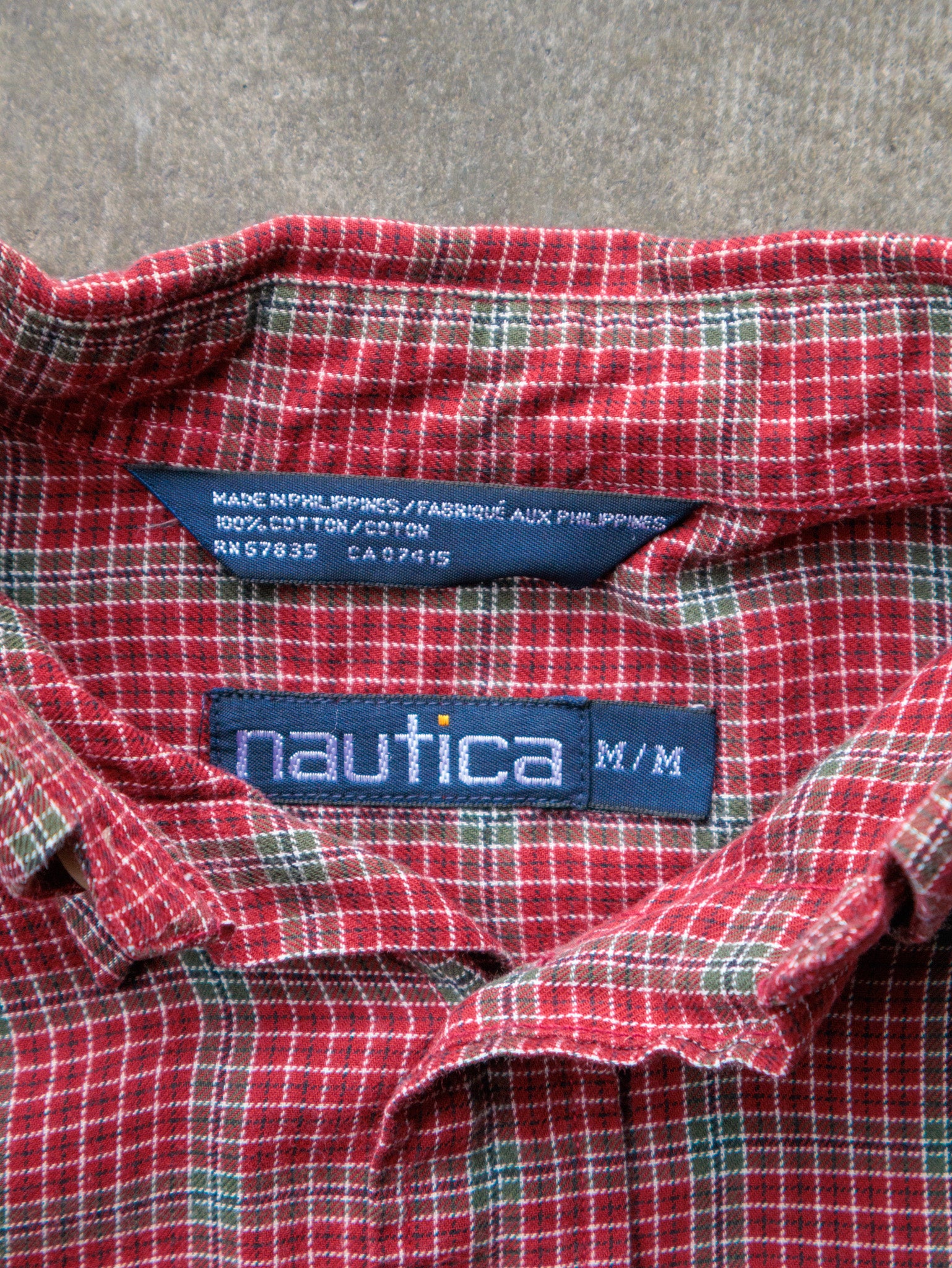 Vintage 00s Red Nautica Shirt (M)