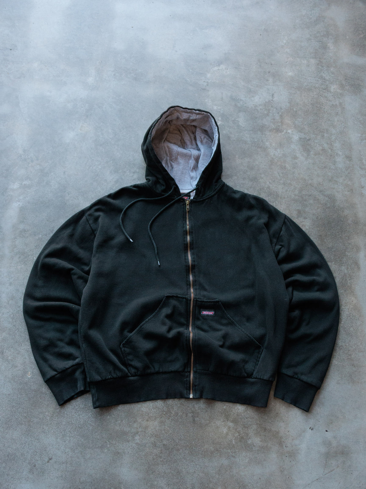 Vintage Black Dickies Full Zip Hoodie (-)