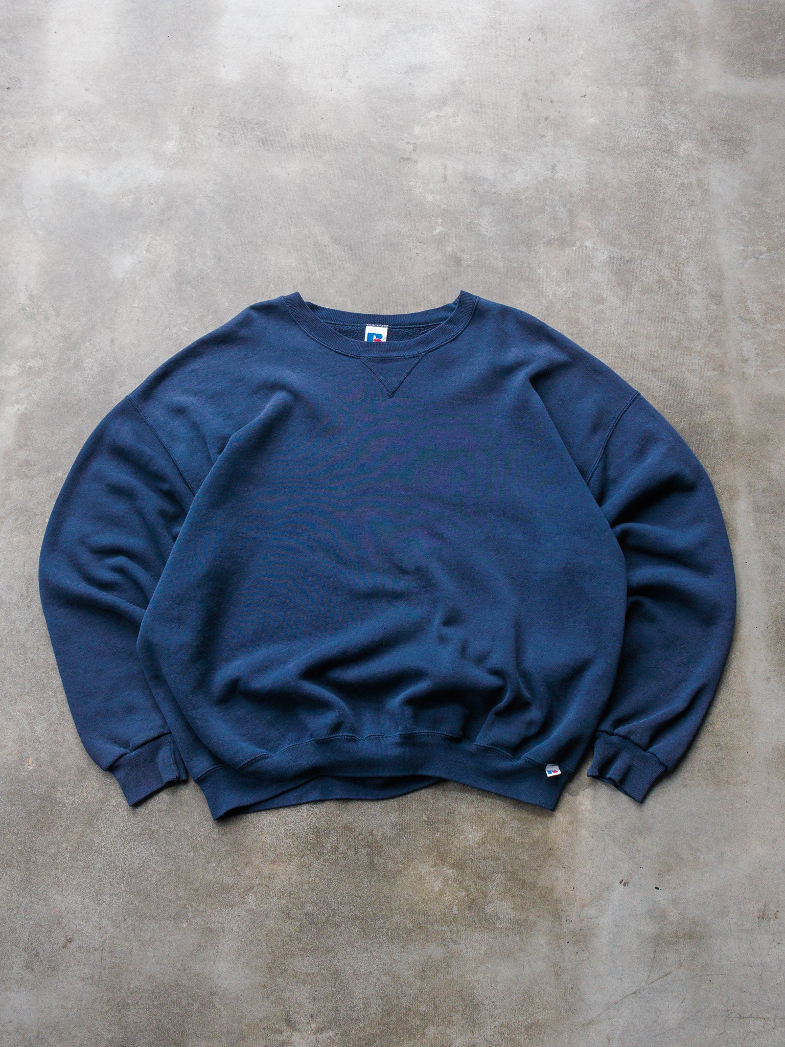 Vintage 90s Navy Russell Athletic Sweatshirt (2XL)
