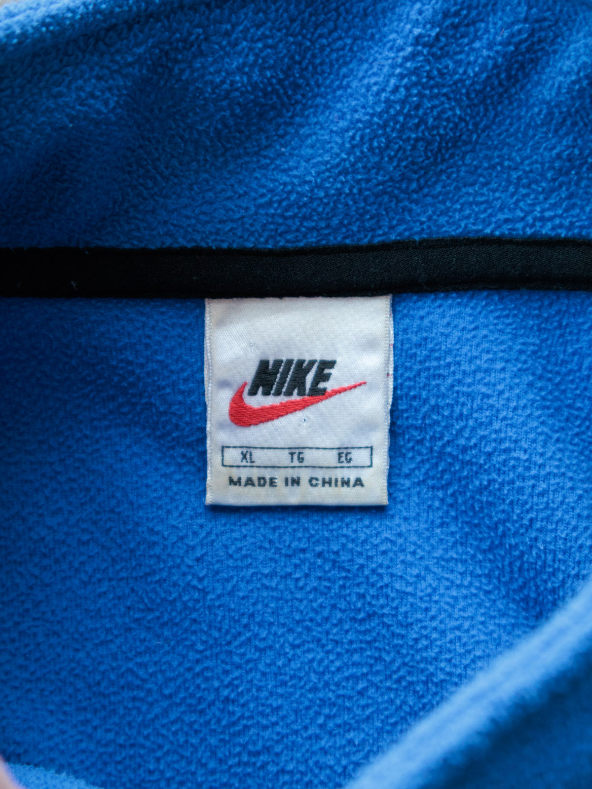 Vintage 00s Blue Nike Colourblock Fleece Vest (XL)