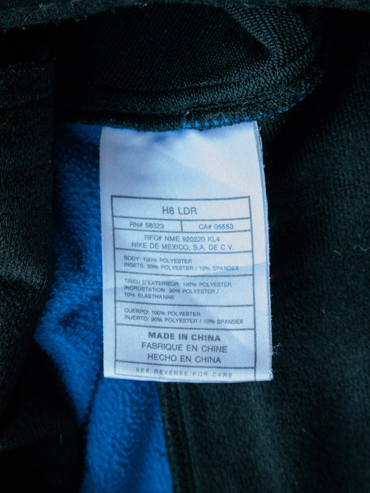 Vintage 00s Blue Nike Colourblock Fleece Vest (XL)