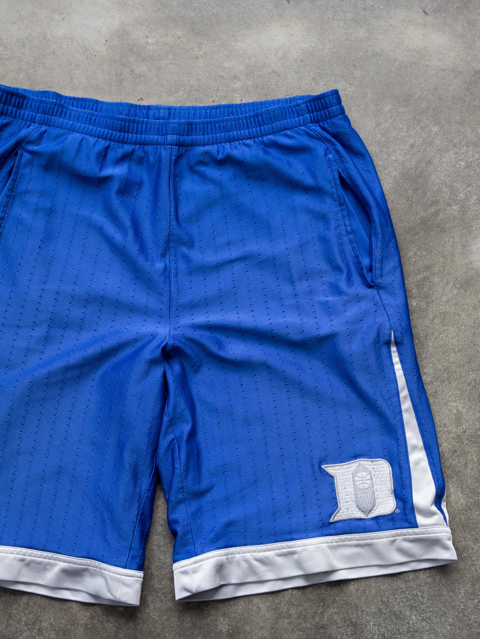 Vintage Blue Nike Duke Basketball Shorts (M)