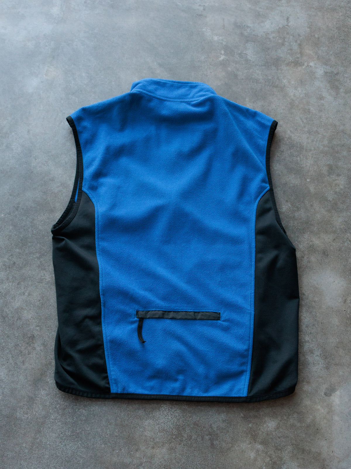 Vintage 00s Blue Nike Colourblock Fleece Vest (XL)