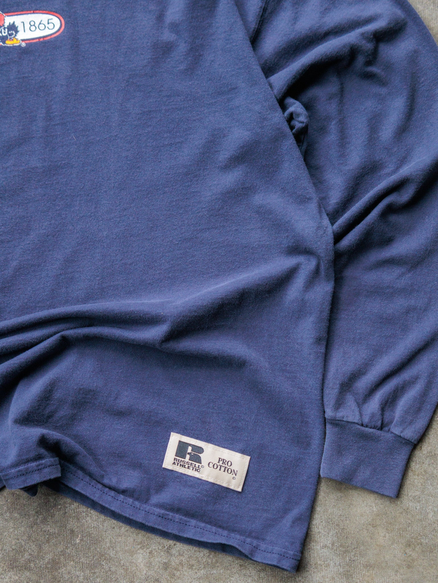 Vintage 90s University of Kansas Russell Athletic Long Sleeve (L)