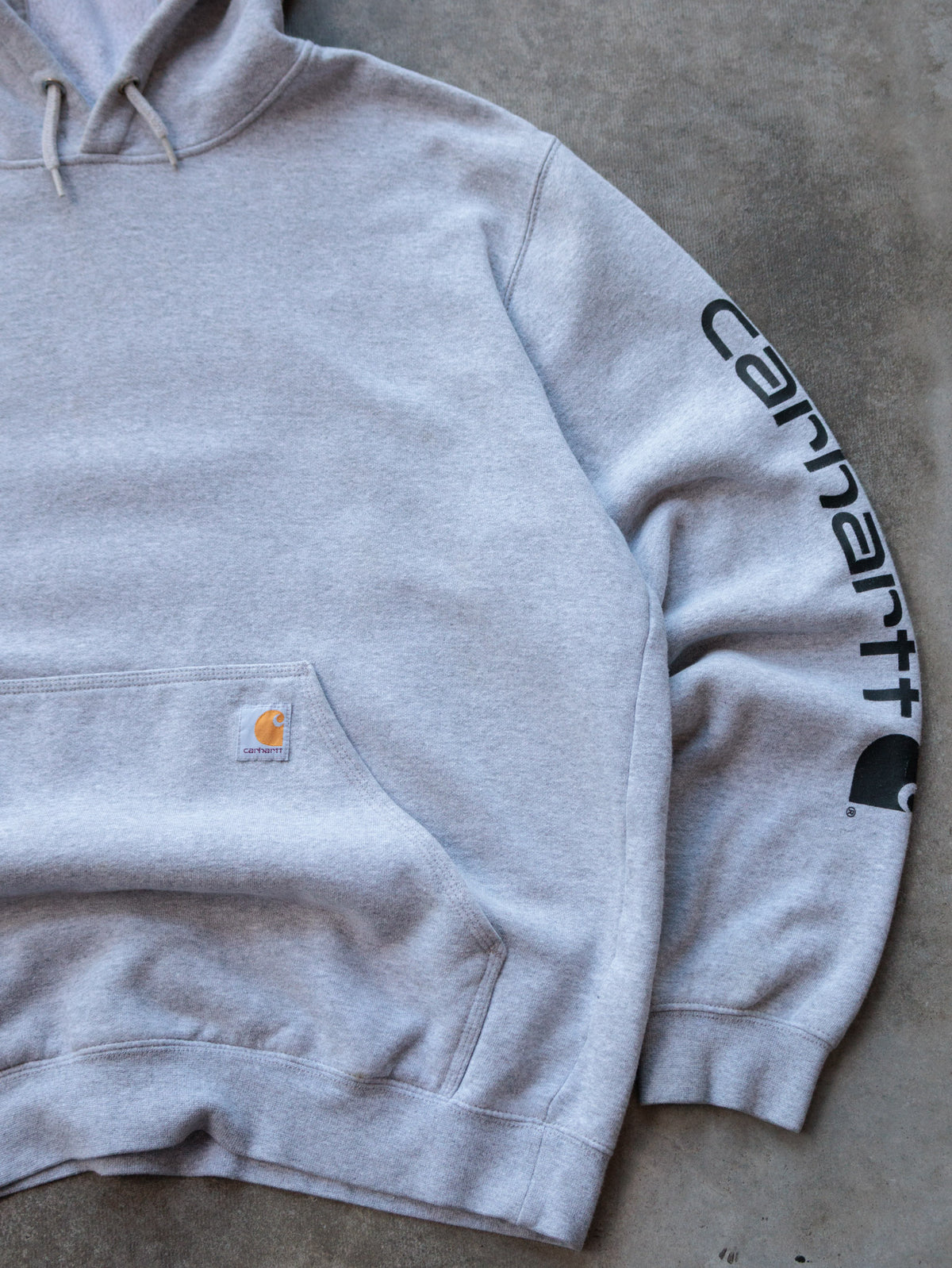 Vintage Grey Carhartt Hoodie (L)