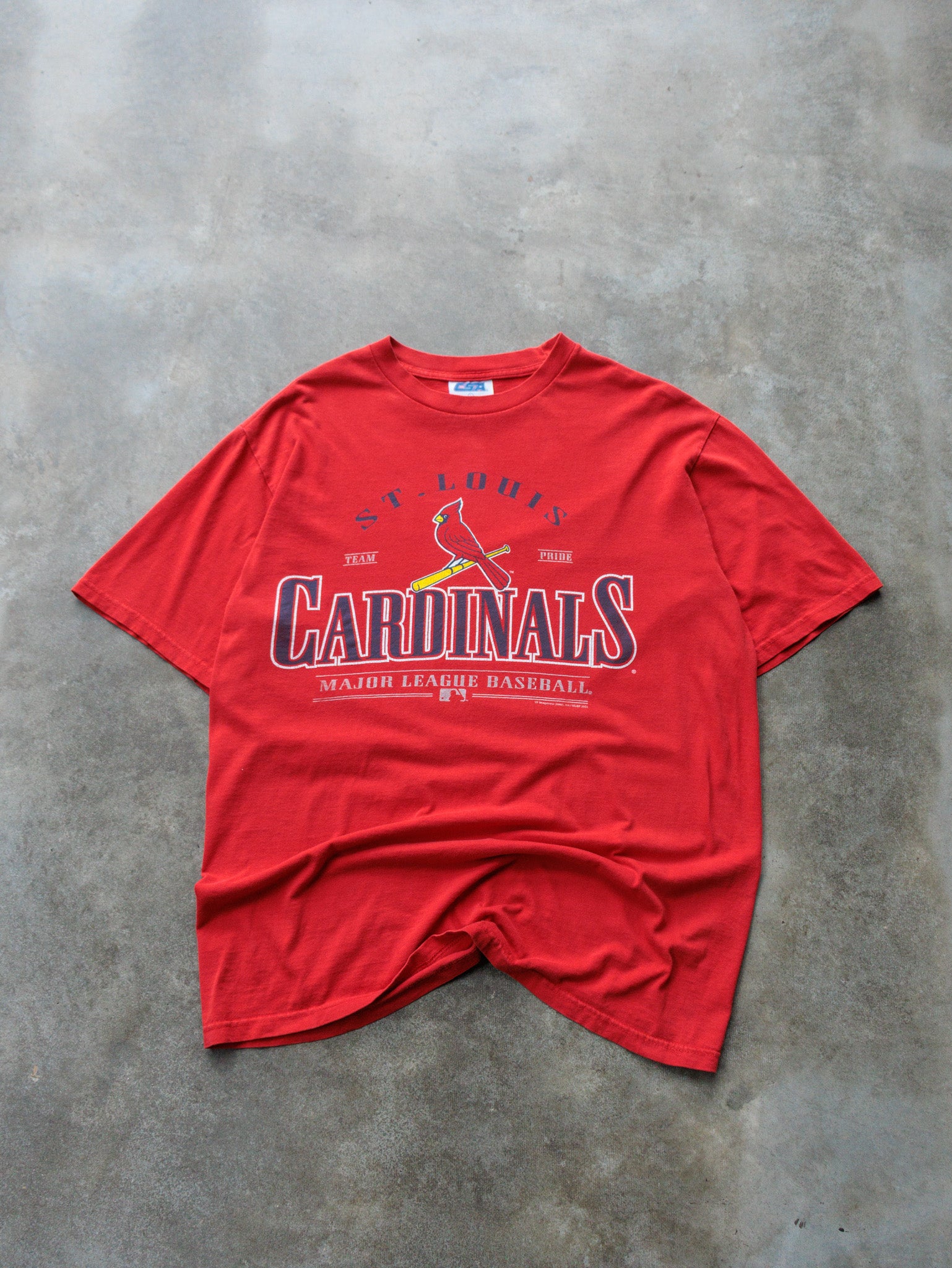 Vintage 2001 Red St. Louis Cardinals Tee (L)