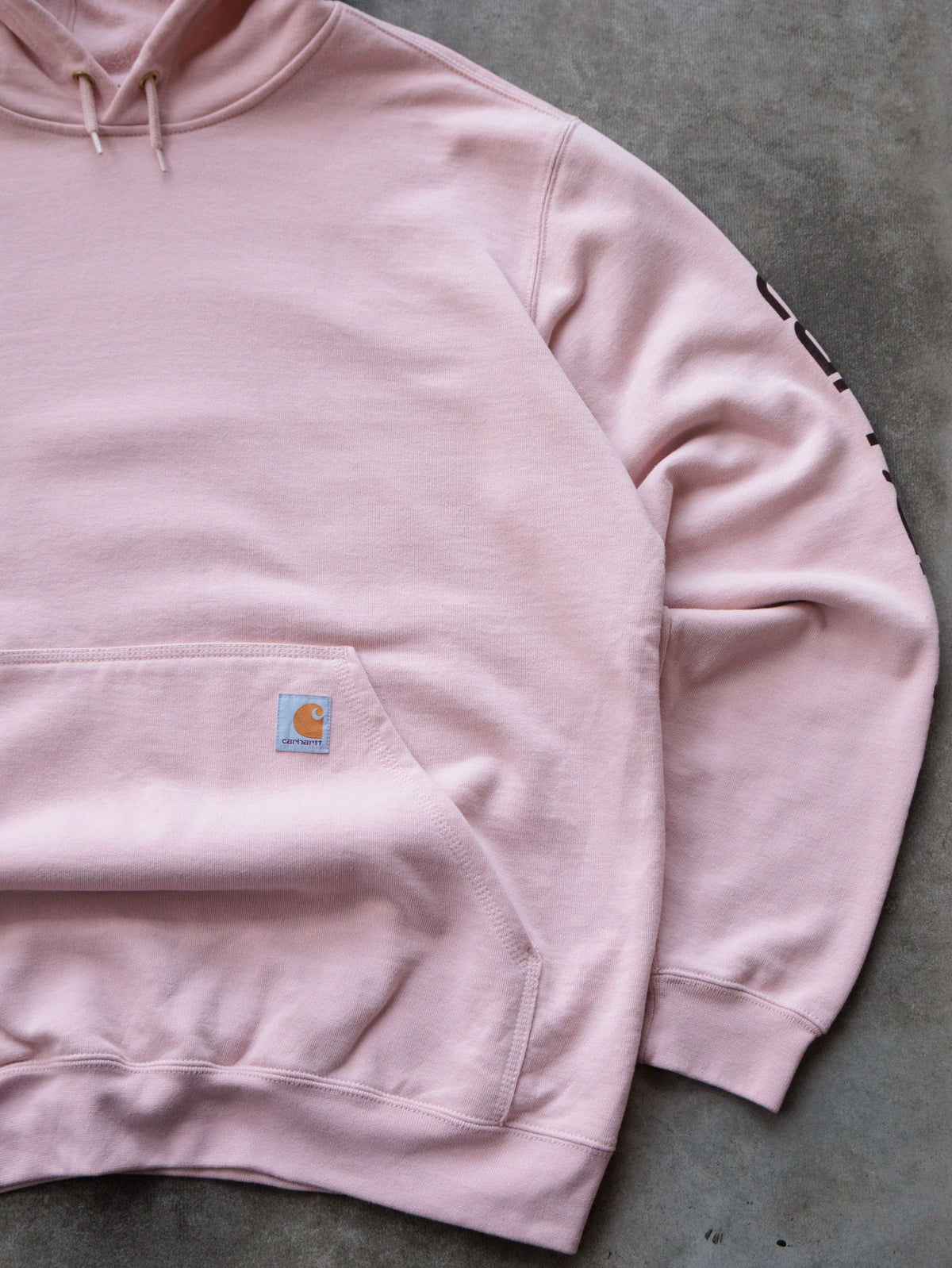 Vintage Pink Carhartt Hoodie (L)
