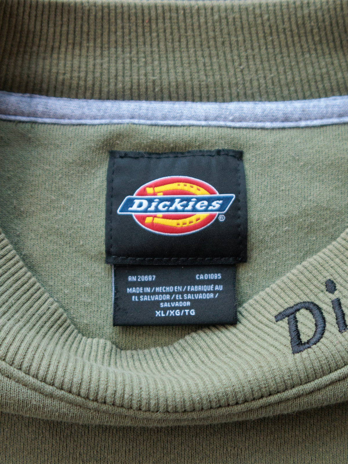 Vintage Green Dickies Sweatshirt (XL)