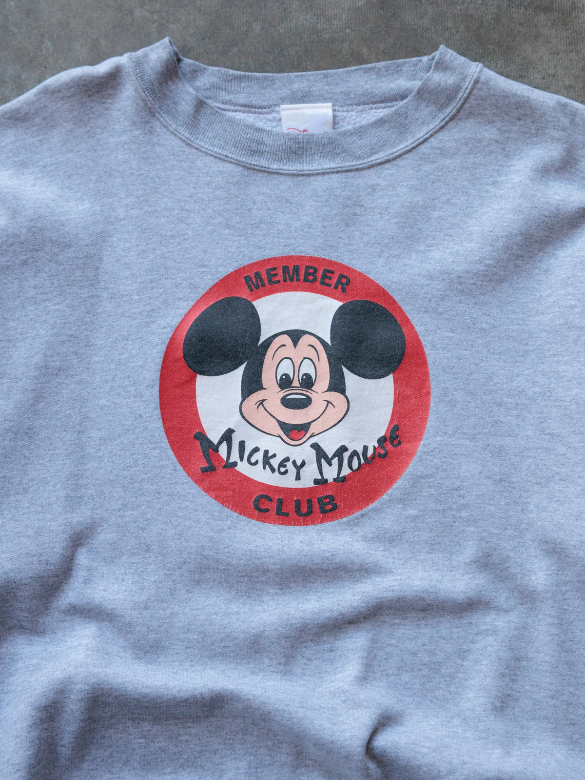 Vintage Grey Disney Mickey Mouse Club Sweatshirt (L)