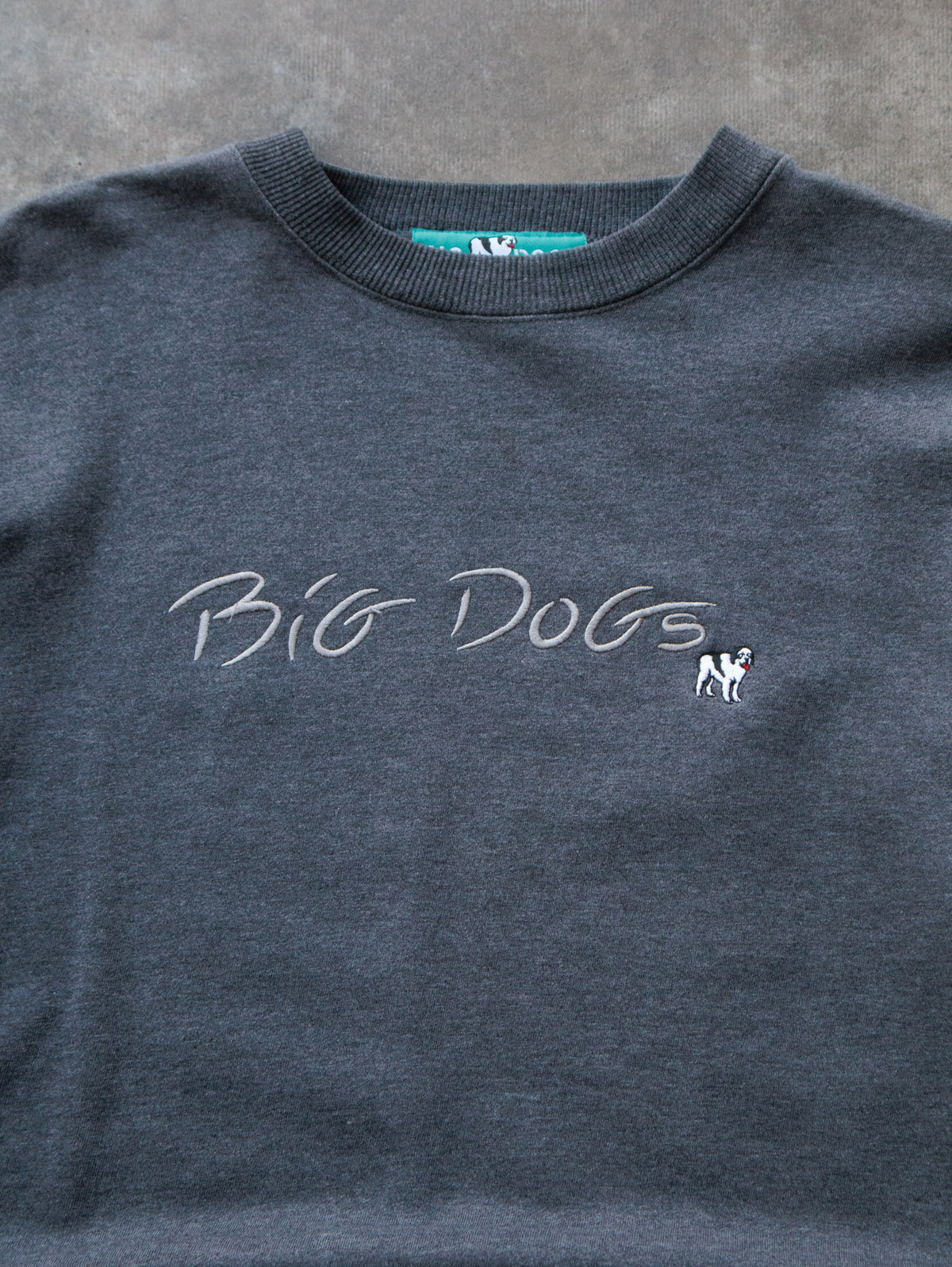 Vintage 90s Grey Big Dogs Sweatshirt (XL)