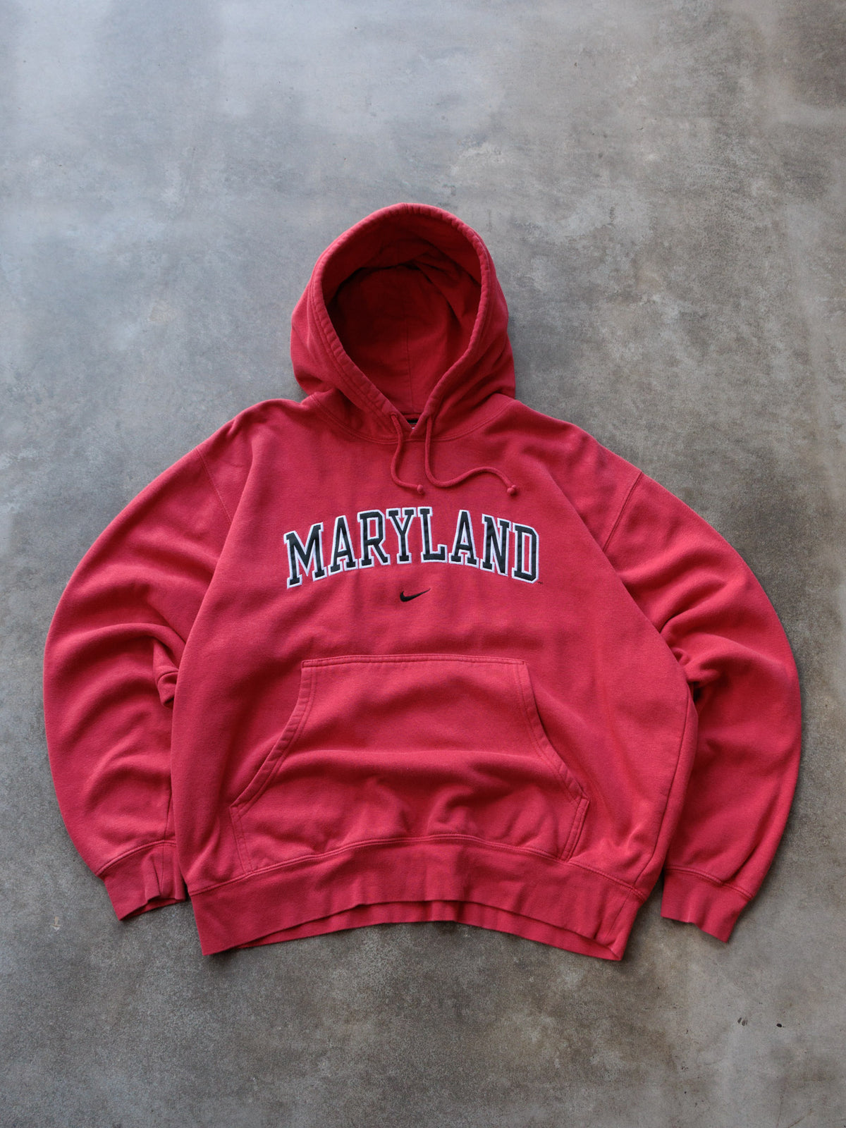 Vintage 00s Red Maryland Nike Hoodie (M)