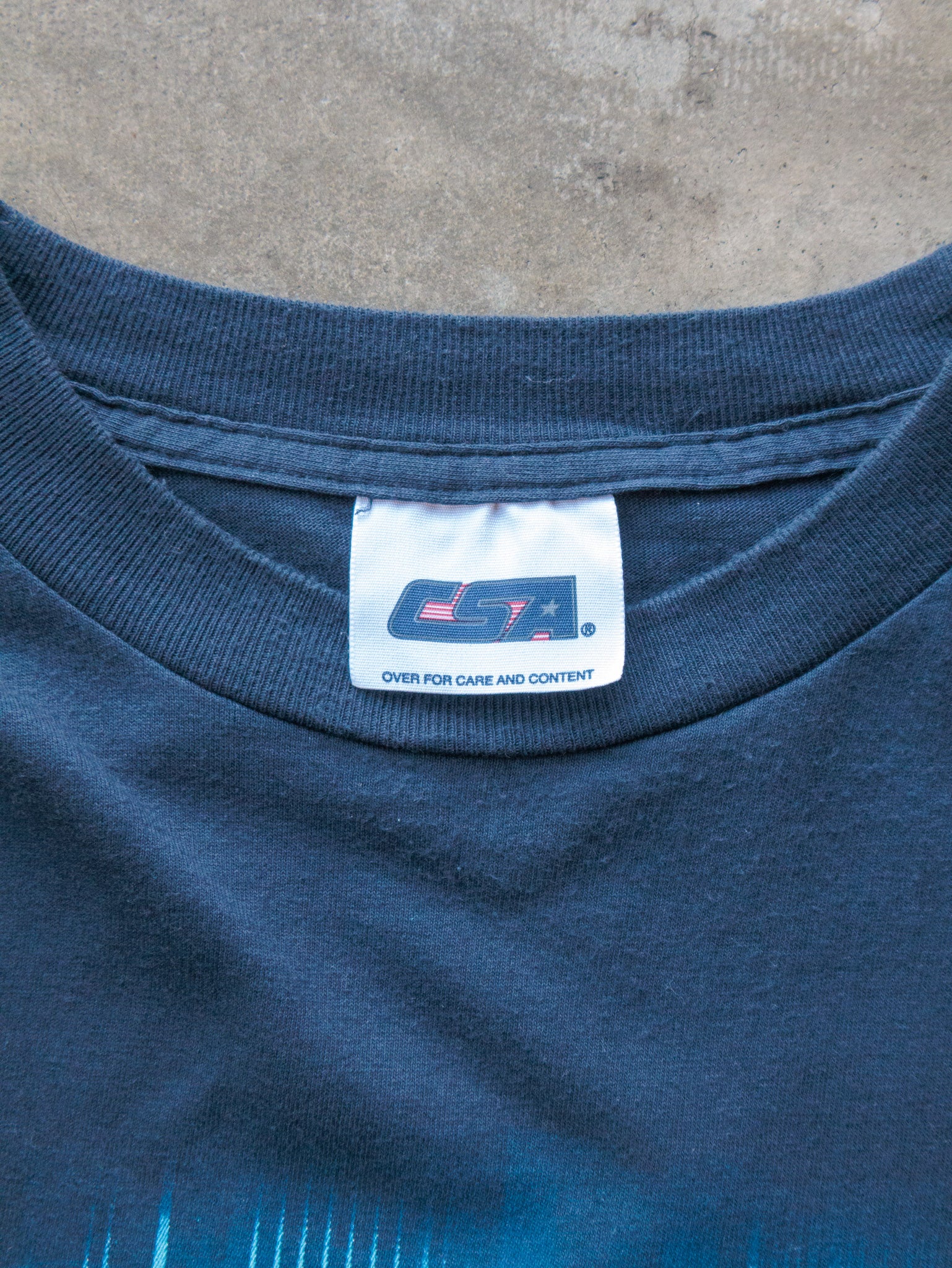 Vintage 2001 Navy St. Louis Rams Super Bowl Tee (2XL)