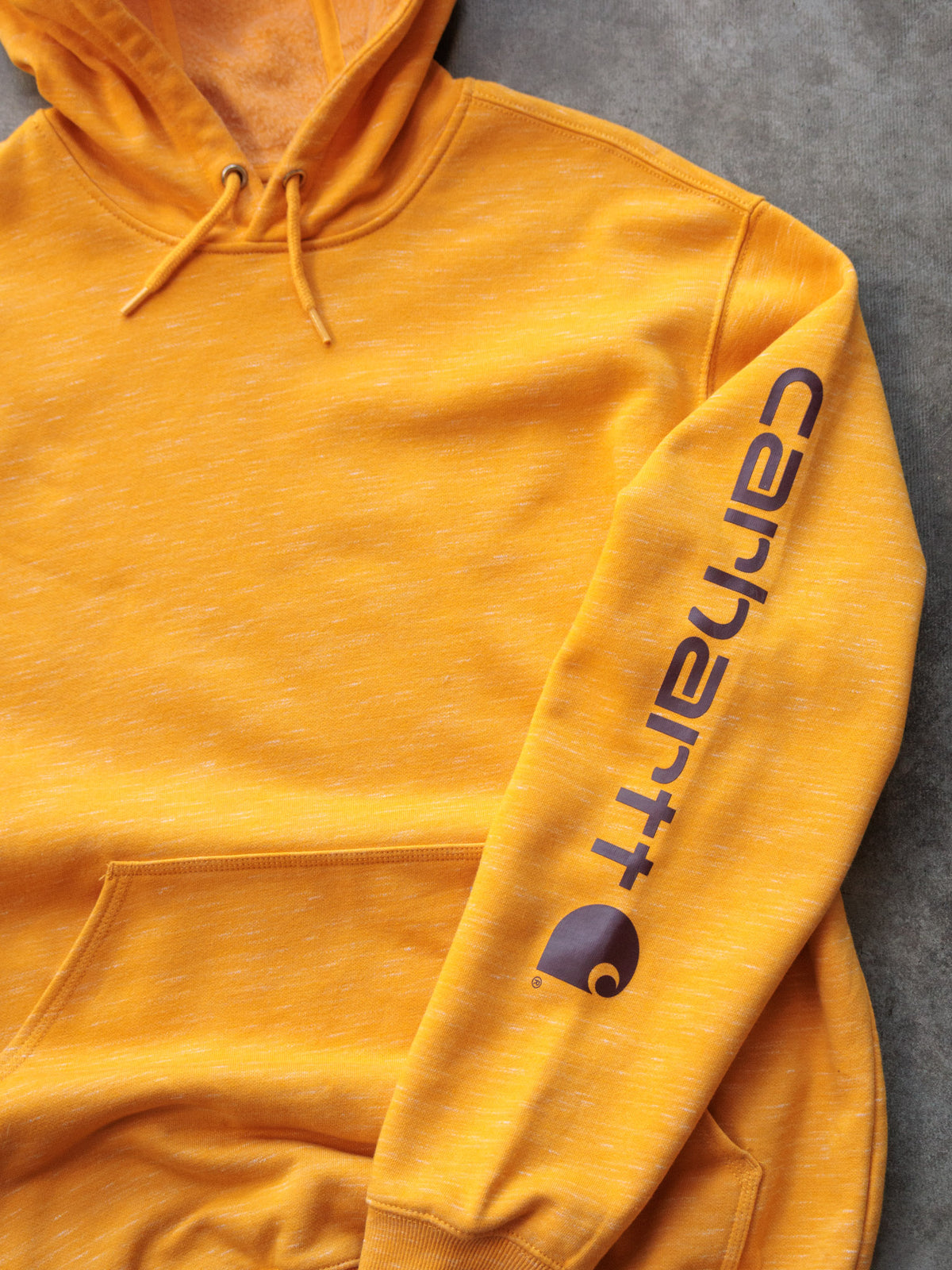 Vintage Orange Carhartt Hoodie (L)