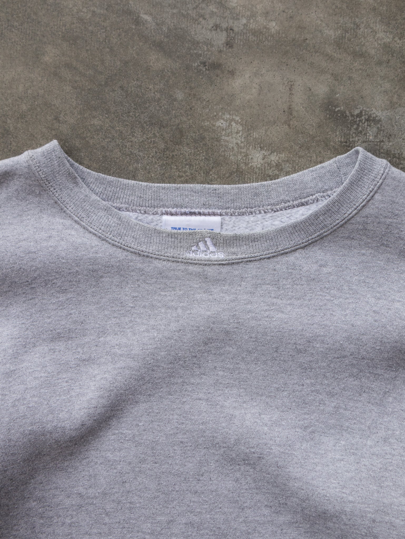 Vintage 90s Grey Adidas Sweatshirt (M)
