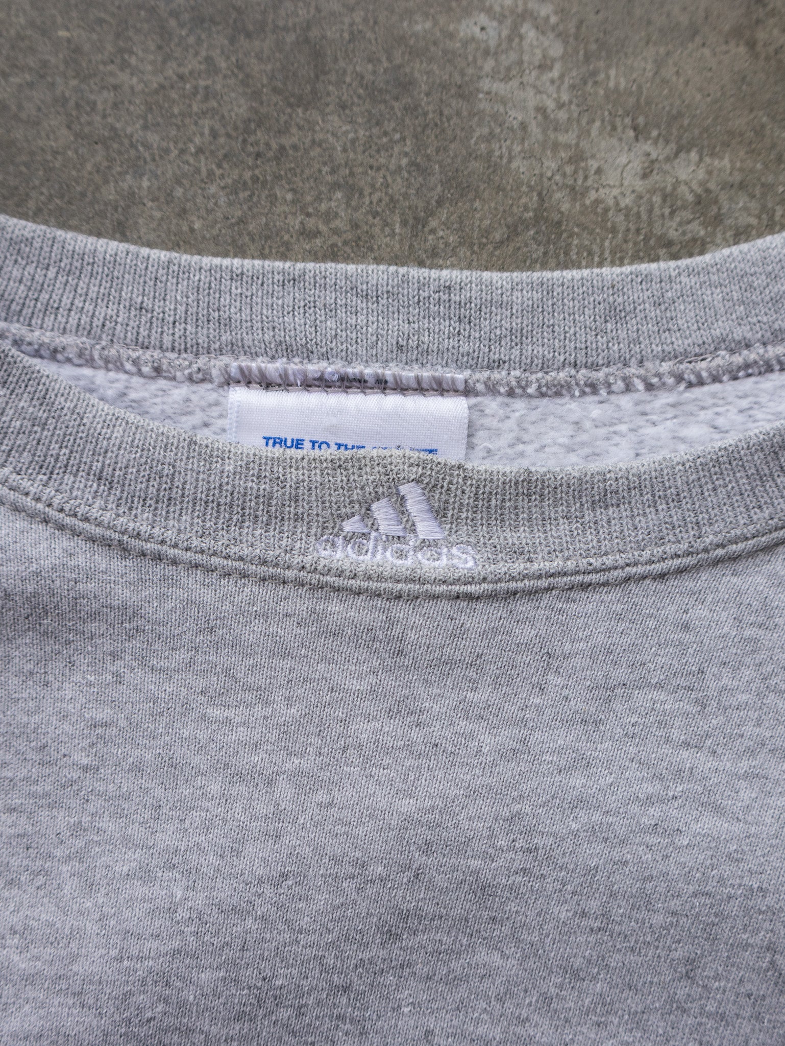 Vintage 90s Grey Adidas Sweatshirt (M)