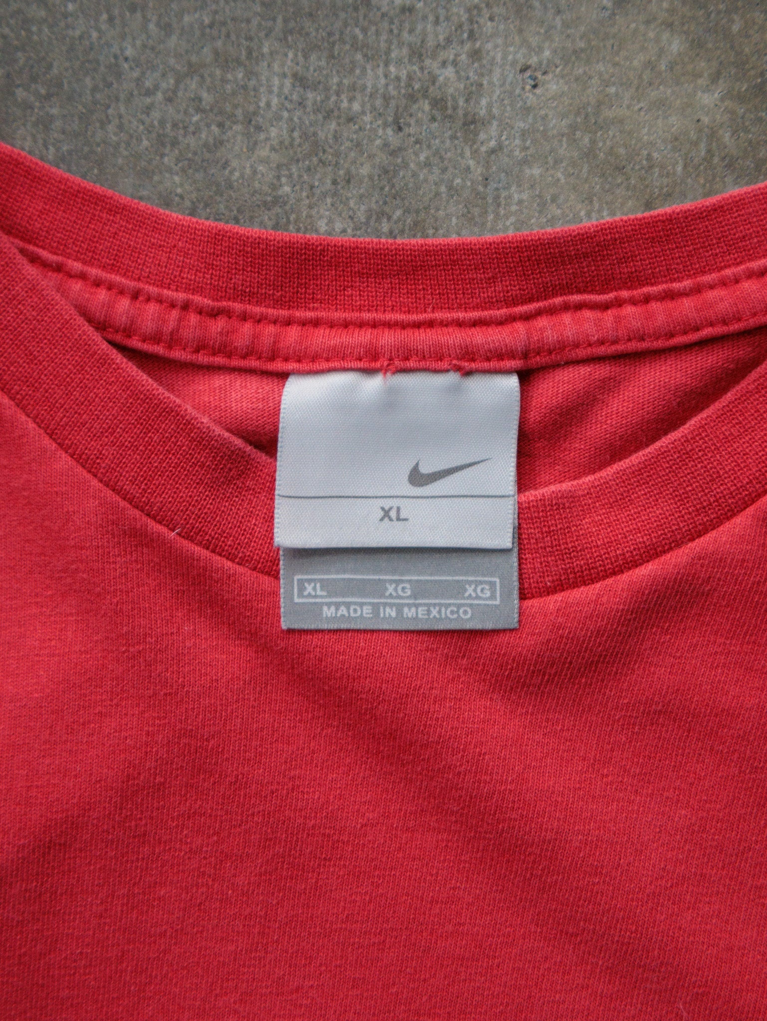 Vintage 00s Red Nike Long Sleeve (XL)
