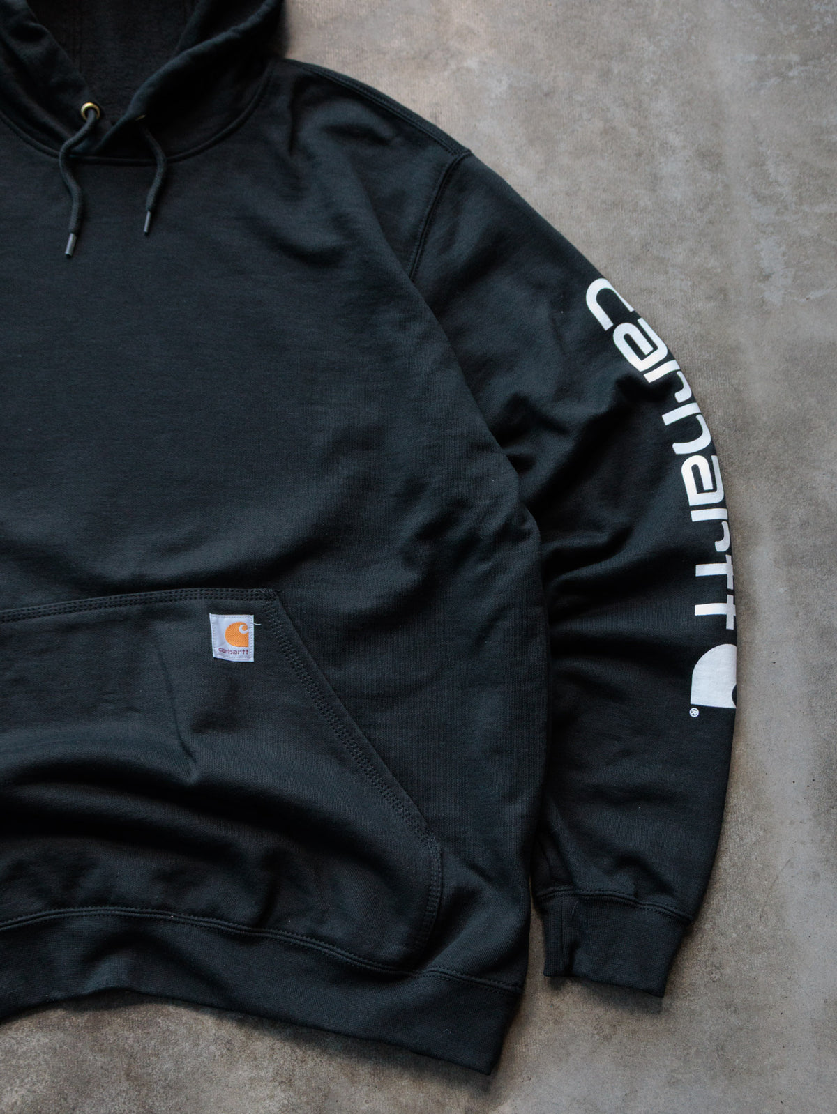 Vintage Black Carhartt Hoodie (L)