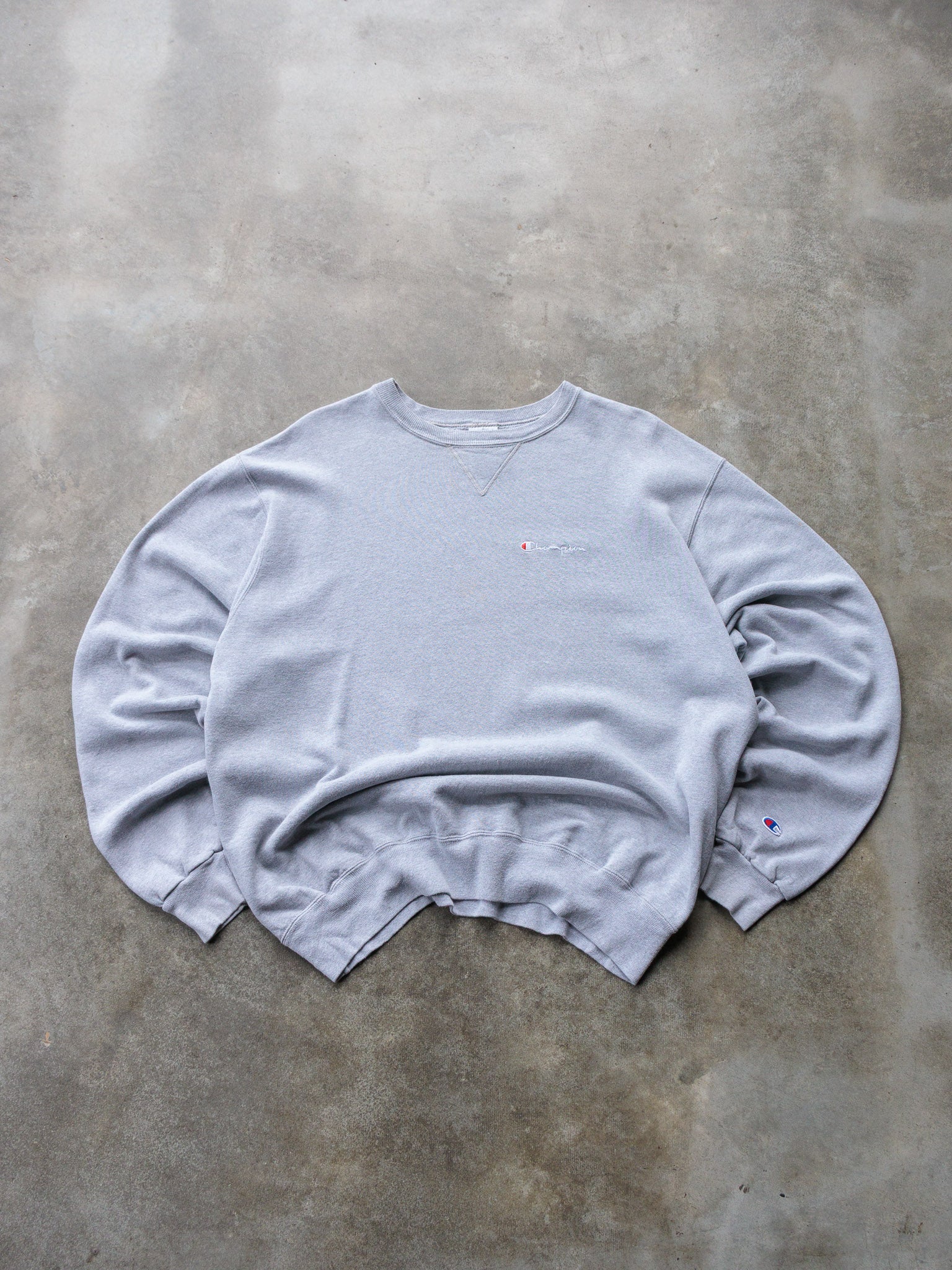 Vintage 90s Grey Champion Sweatshirt (XL)