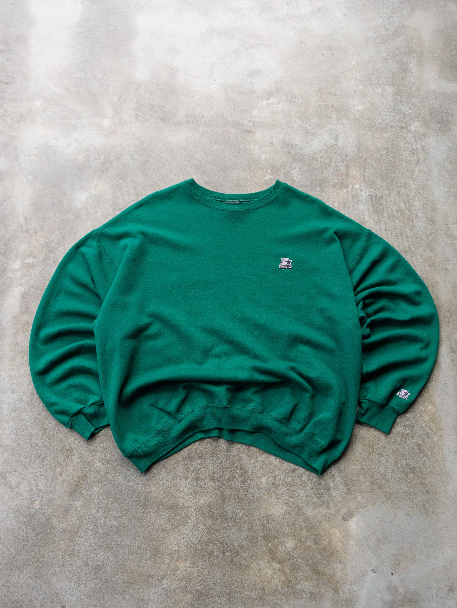Vintage 90s Green Starter Sweatshirt (XL)