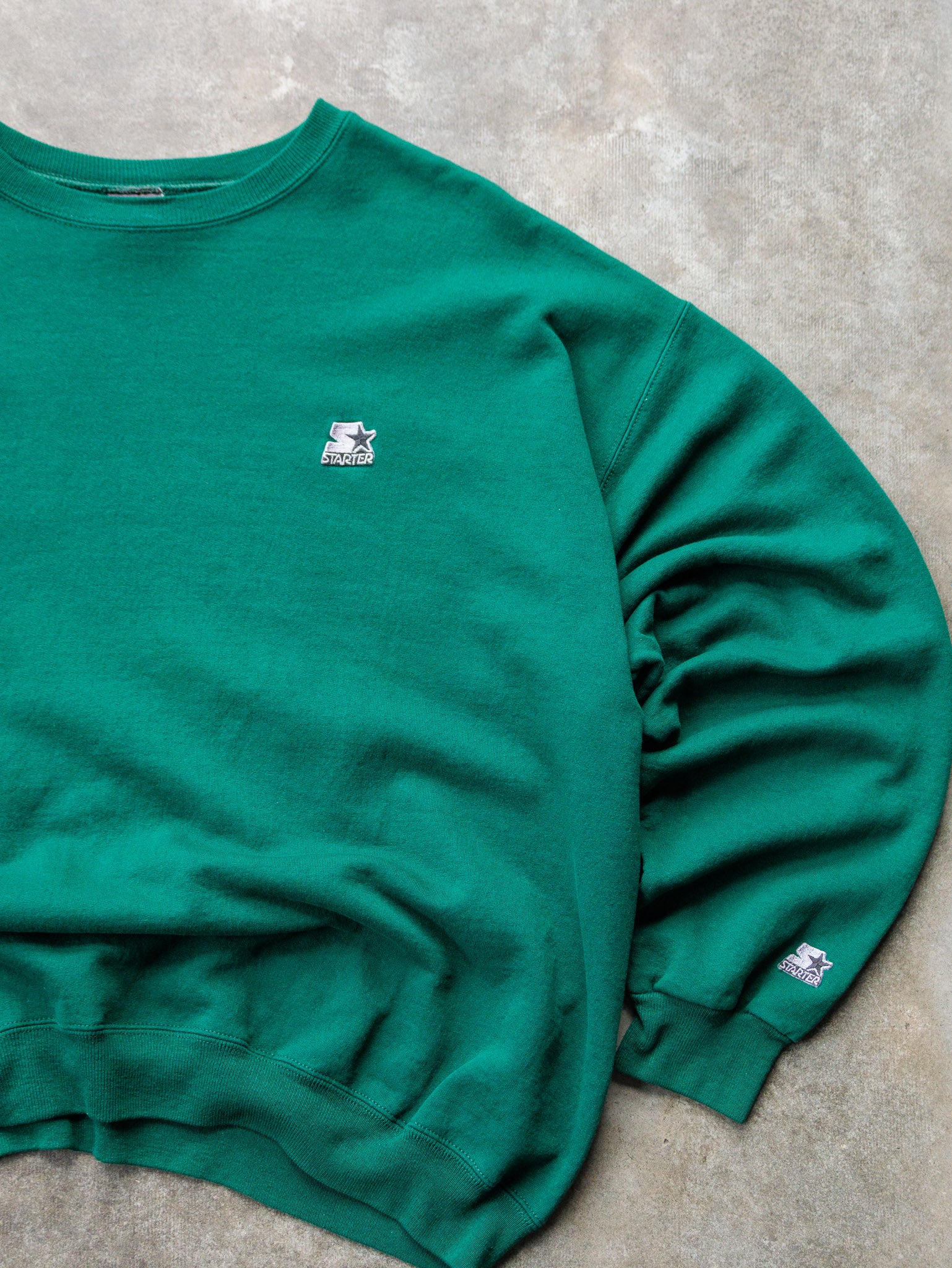 Vintage 90s Green Starter Sweatshirt (XL)