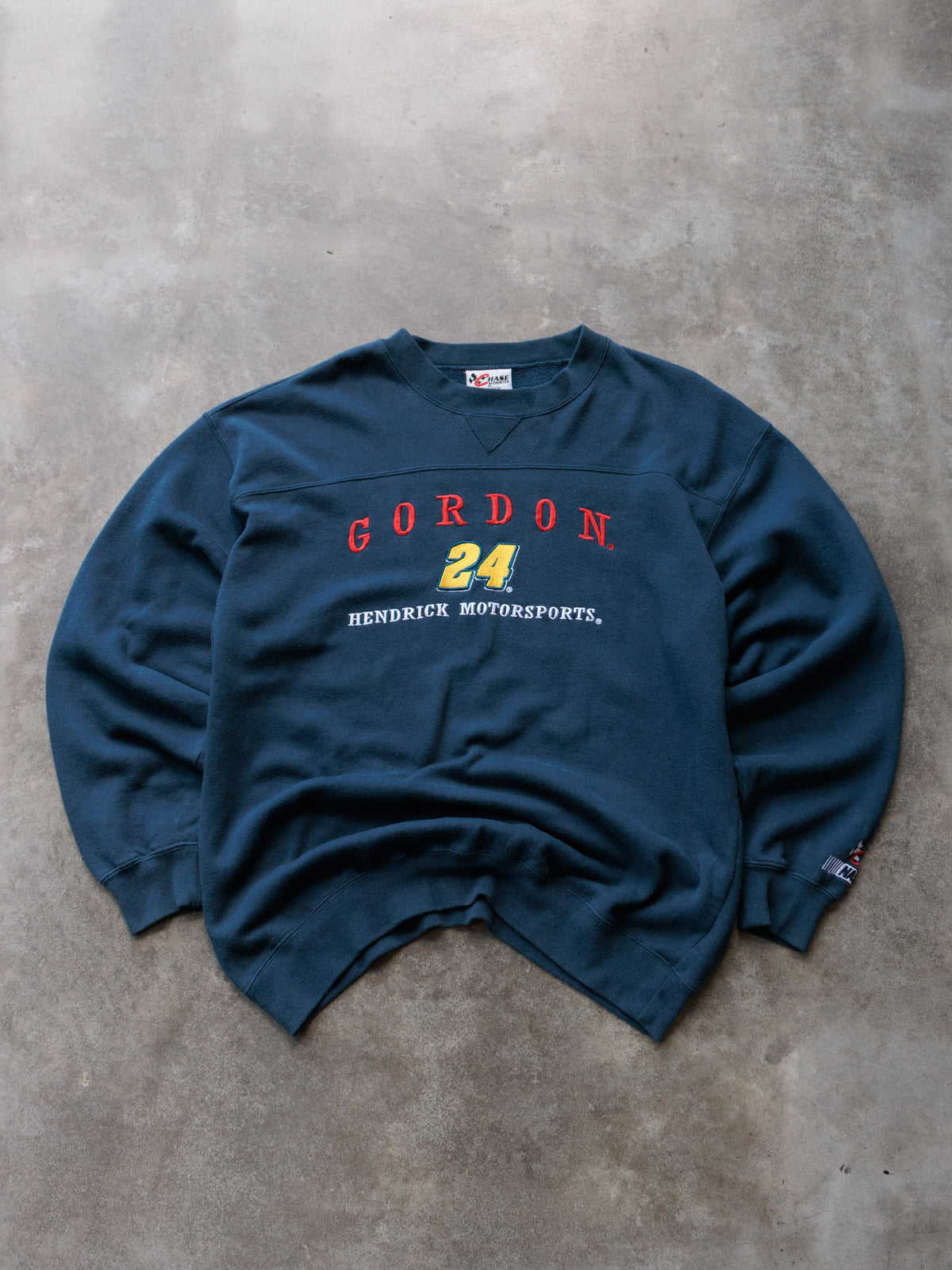 Vintage 00s Navy NASCAR Gordon 24 Hendrick Motorsports Sweatshirt (XL)
