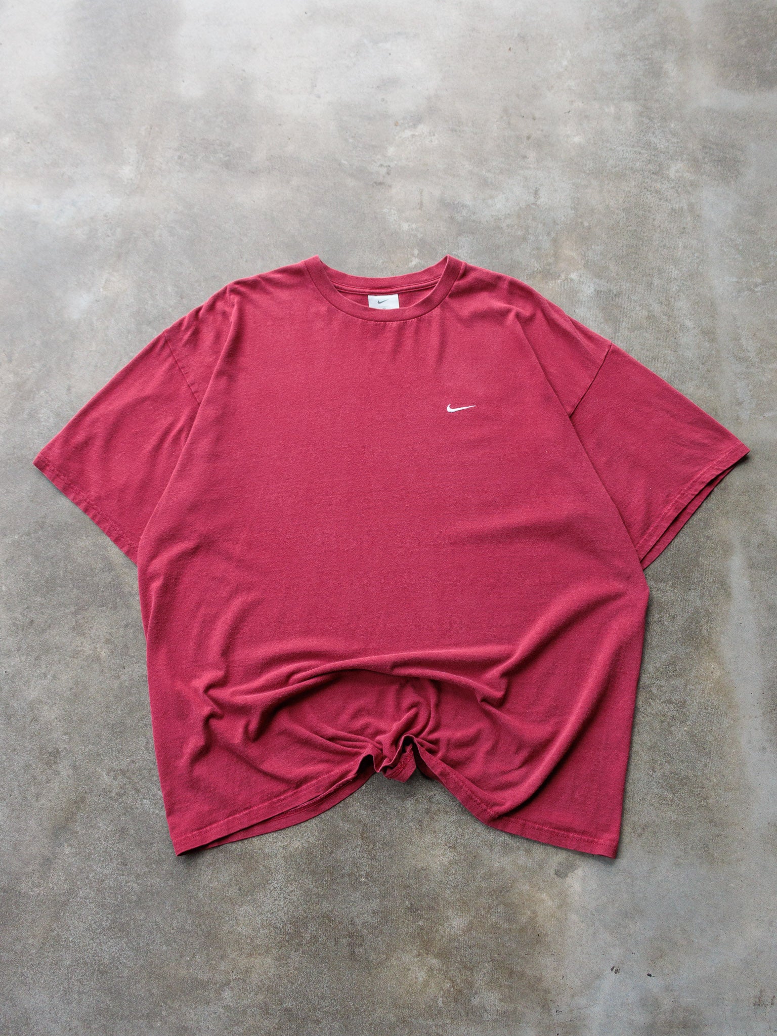 Vintage 90s Faded Red Nike Tee (XL)