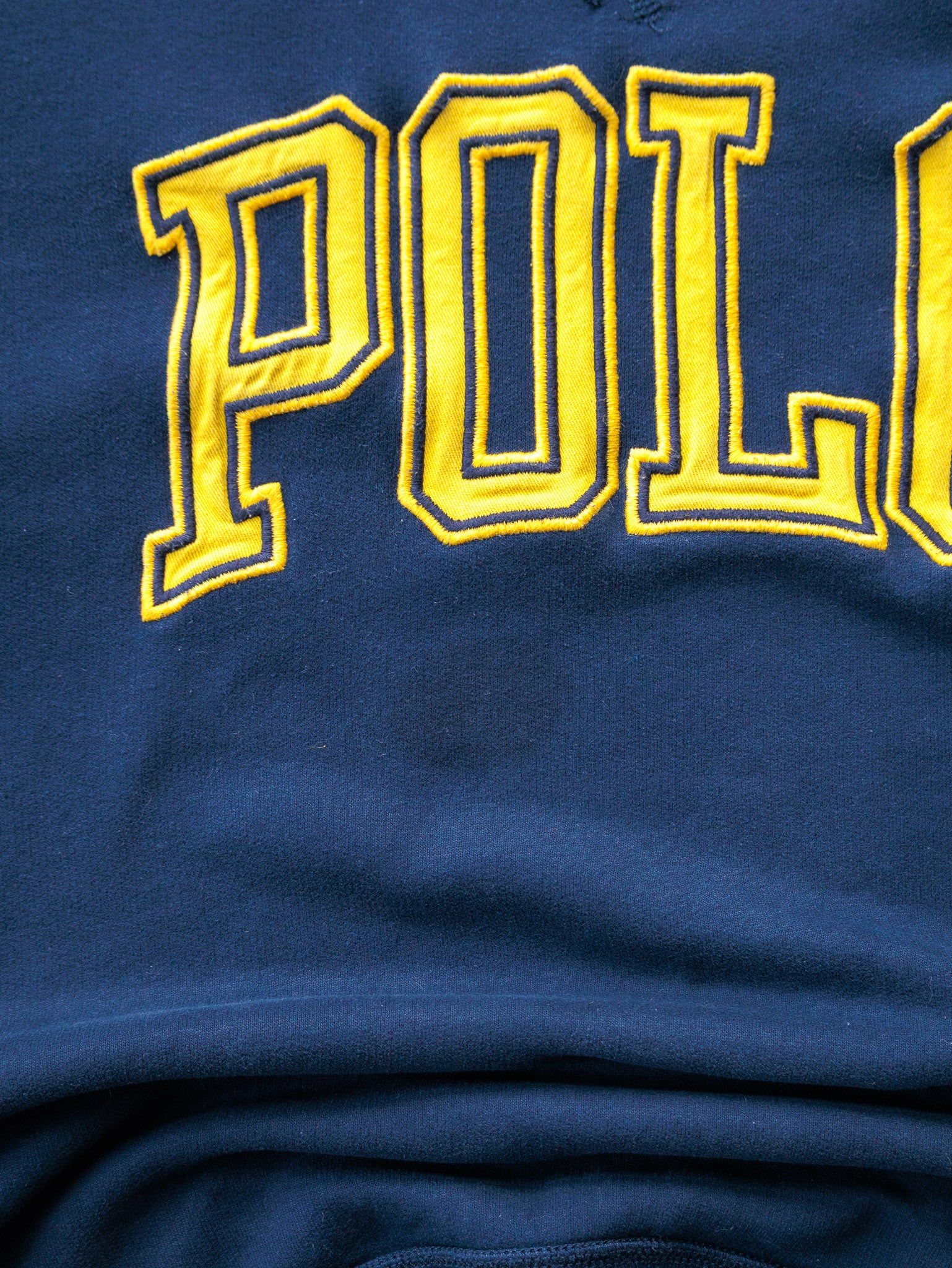Vintage Navy Polo Ralph Lauren Sweatshirt (M)