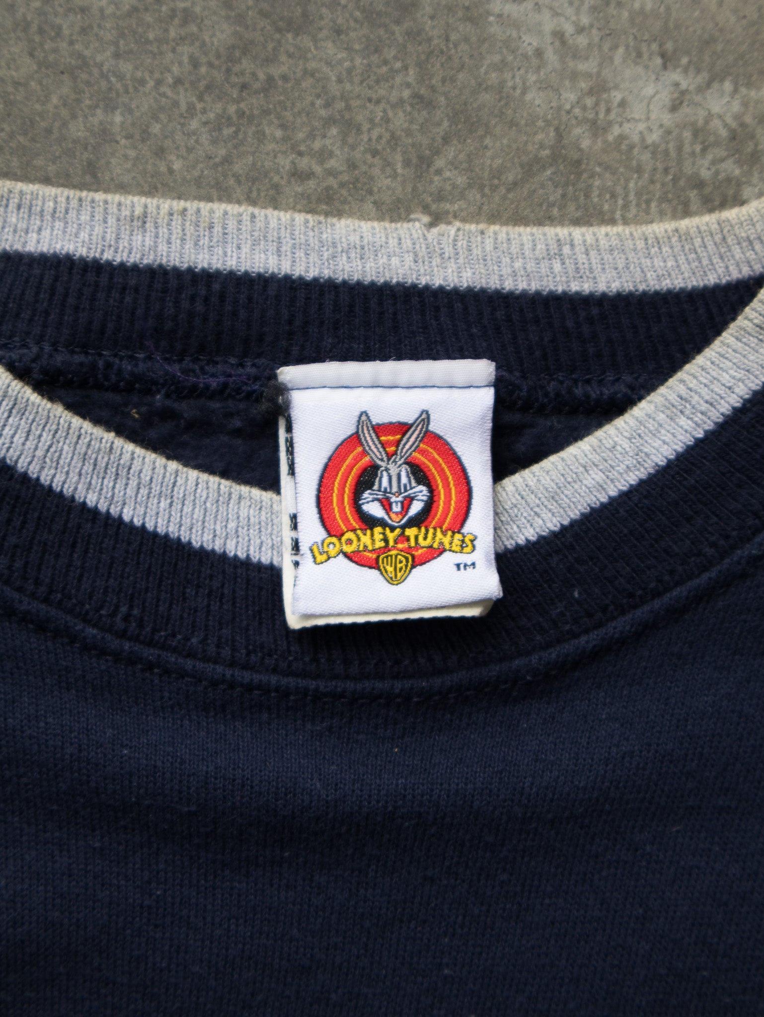 Vintage 1997 Navy Tweety Sweatshirt (XL)