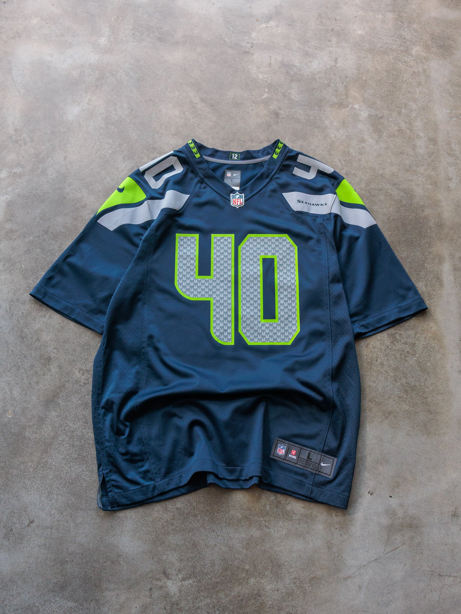 Nike Seattle Seahawks Derrick Coleman NFL Jersey (L)