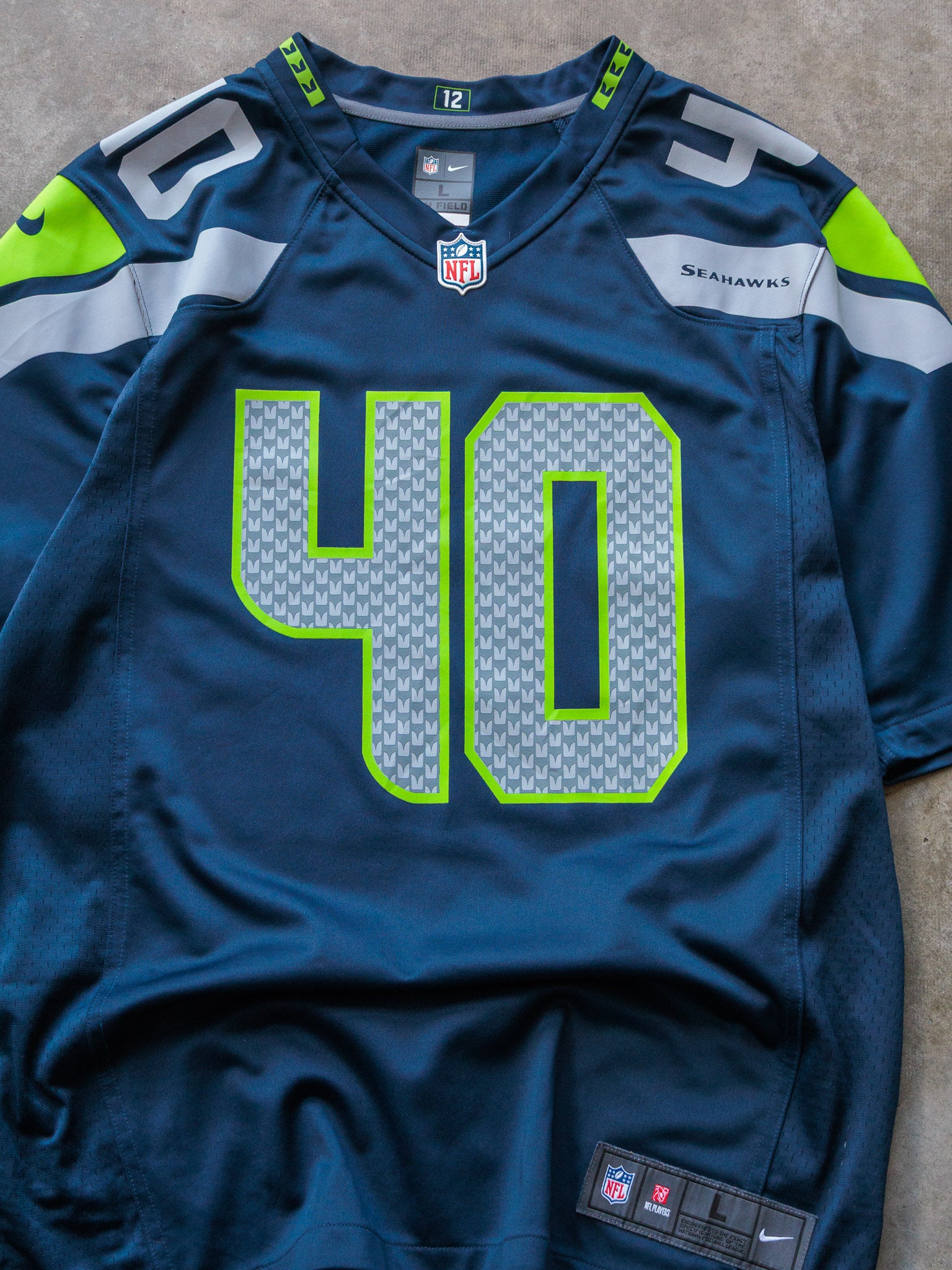 Nike Seattle Seahawks Derrick Coleman NFL Jersey (L)