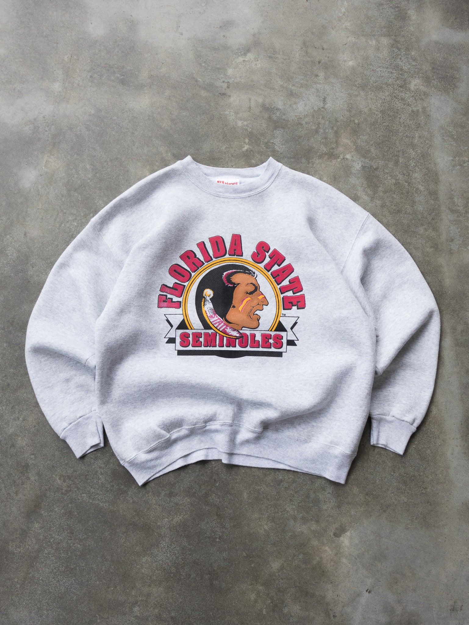 Vintage Grey Florida State Seminoles Sweatshirt (L)