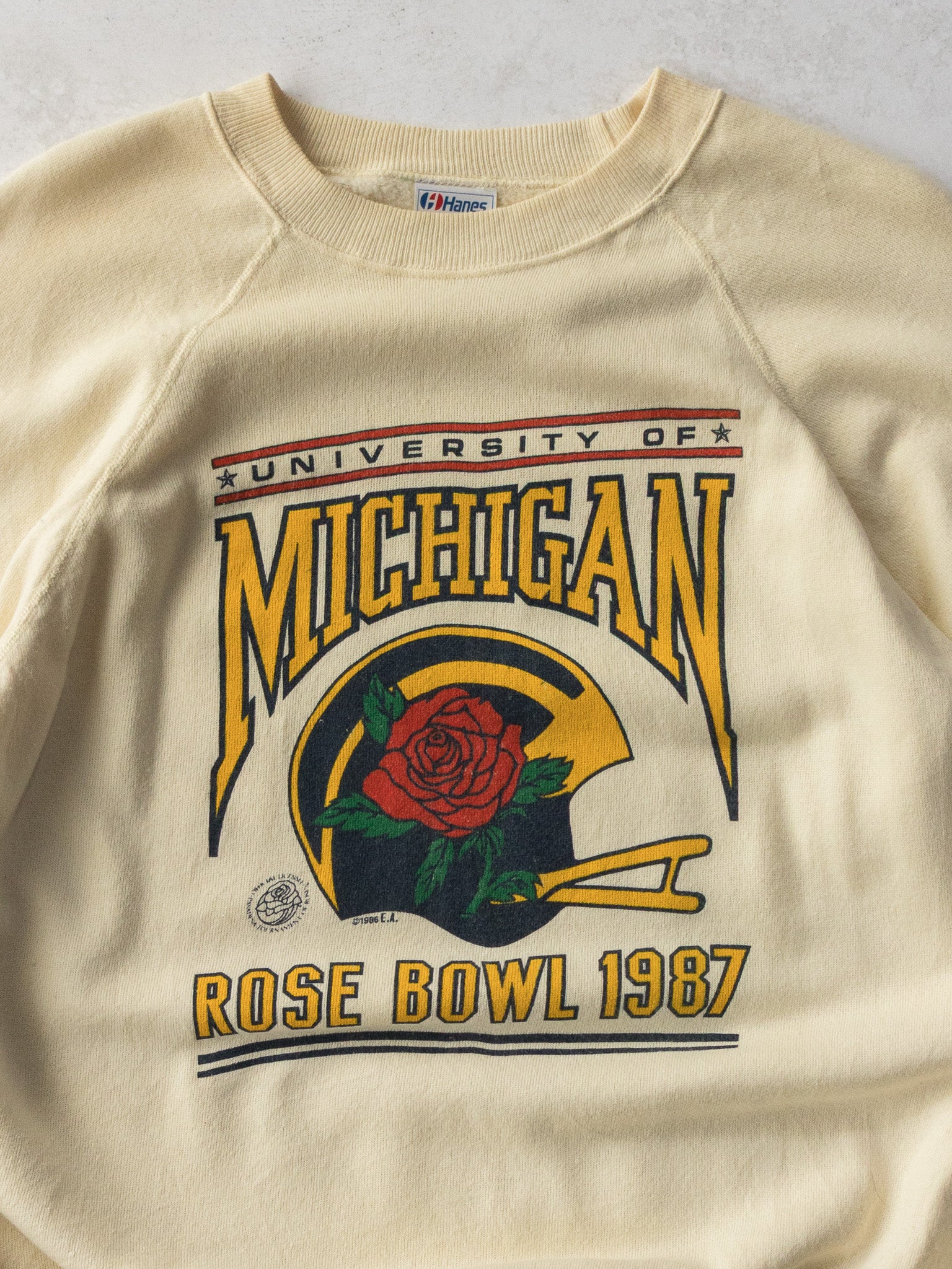 Vintage 1987 Michigan Rose Bowl Sweatshirt (L)