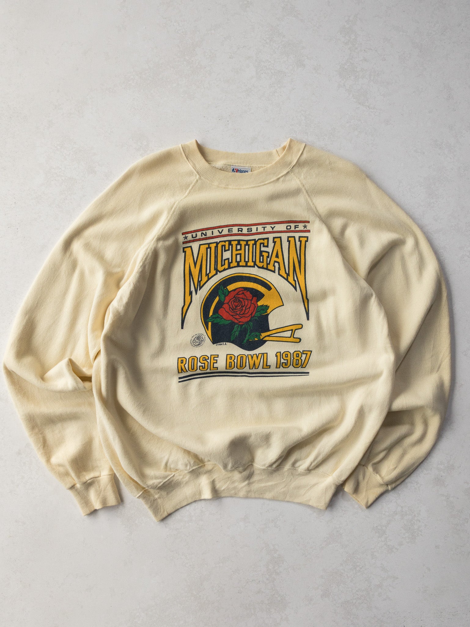 Vintage 1987 Michigan Rose Bowl Sweatshirt (L)