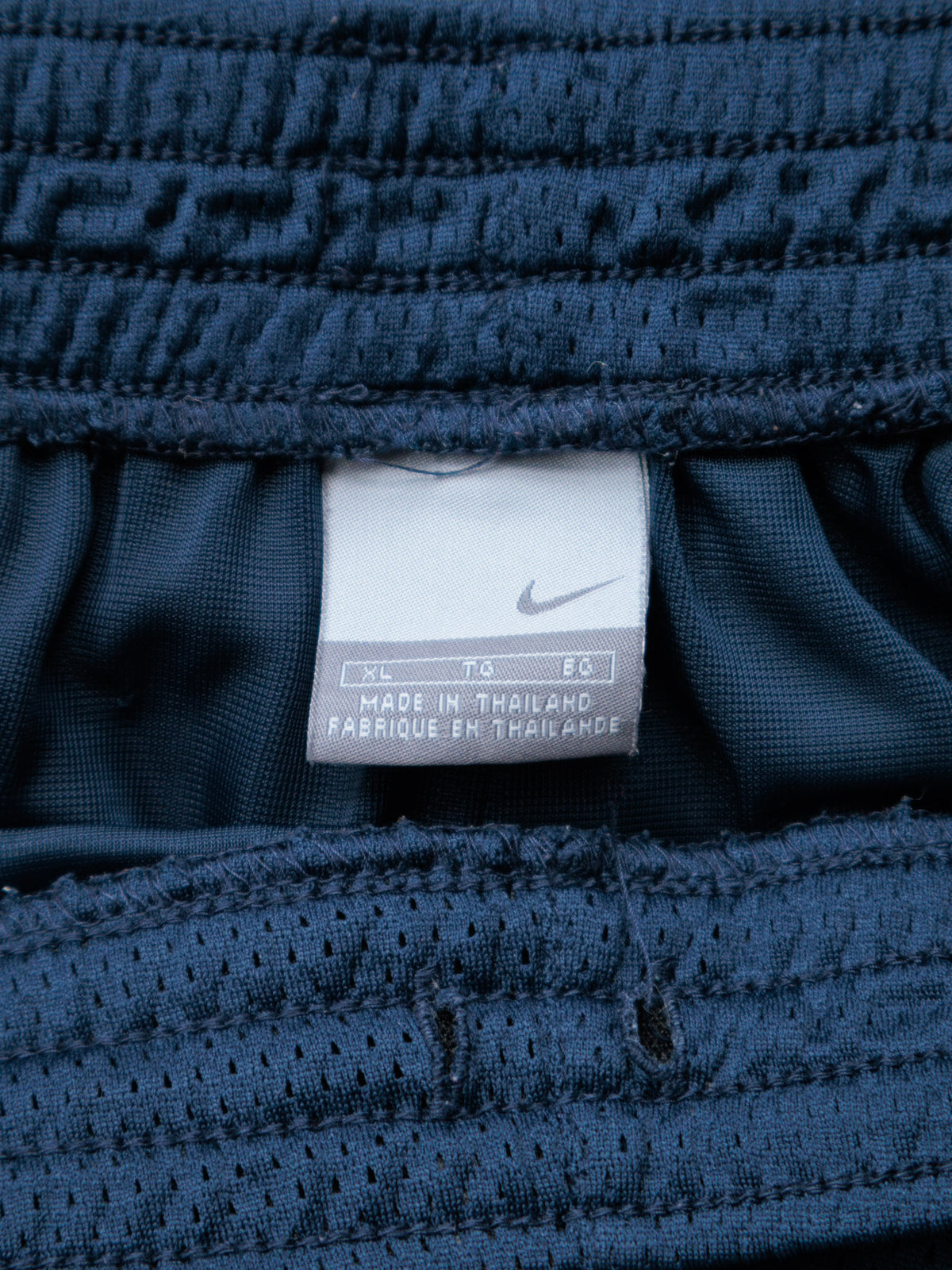 Vintage 00s Navy Nike Mesh Shorts (XL)