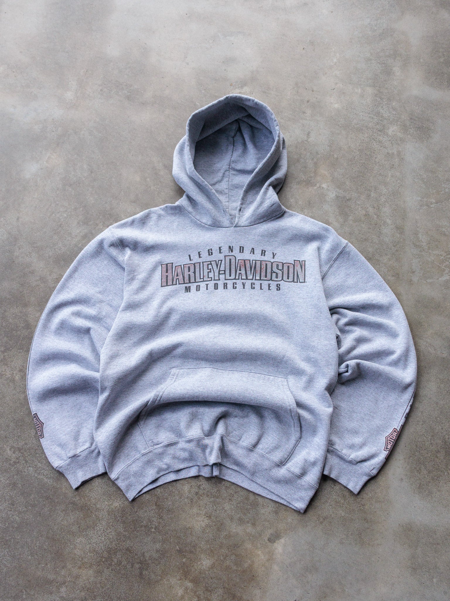 Vintage 2011 Grey Harley-Davidson Essex Vermont Hoodie (M)