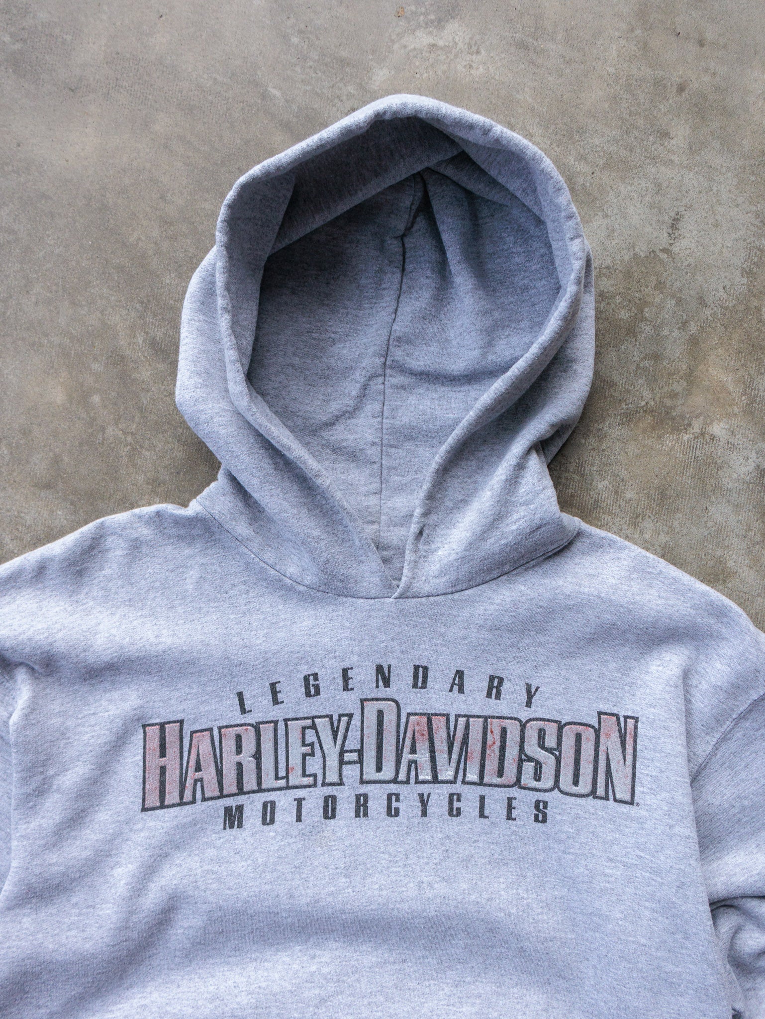 Vintage 2011 Grey Harley-Davidson Essex Vermont Hoodie (M)