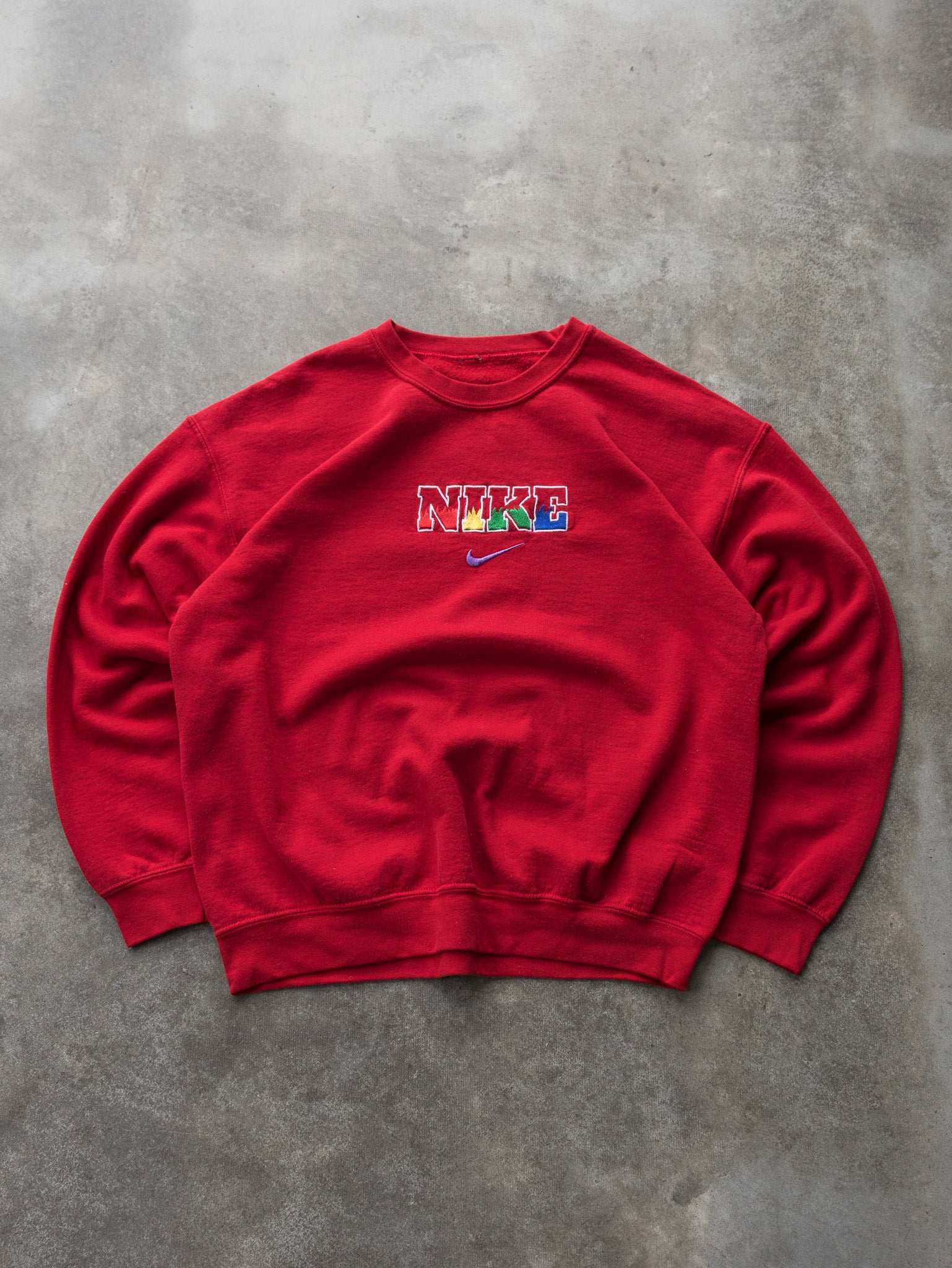 vintage nike flame sweatshirt