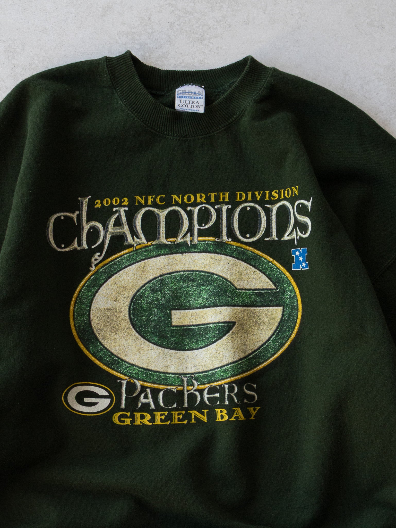 Vintage 2002 Green Packers Sweatshirt (2XL)