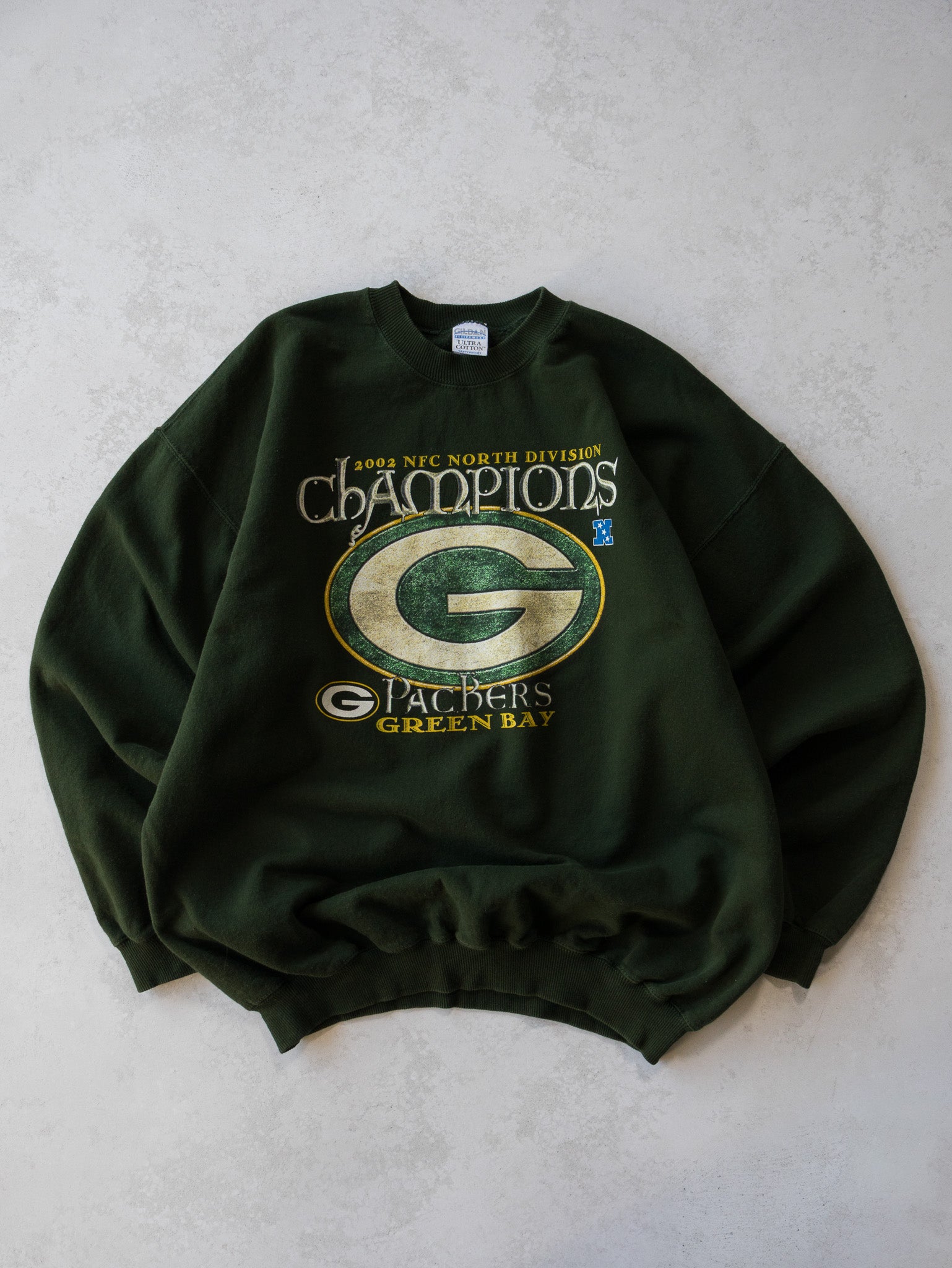 Vintage 2002 Green Packers Sweatshirt (2XL)