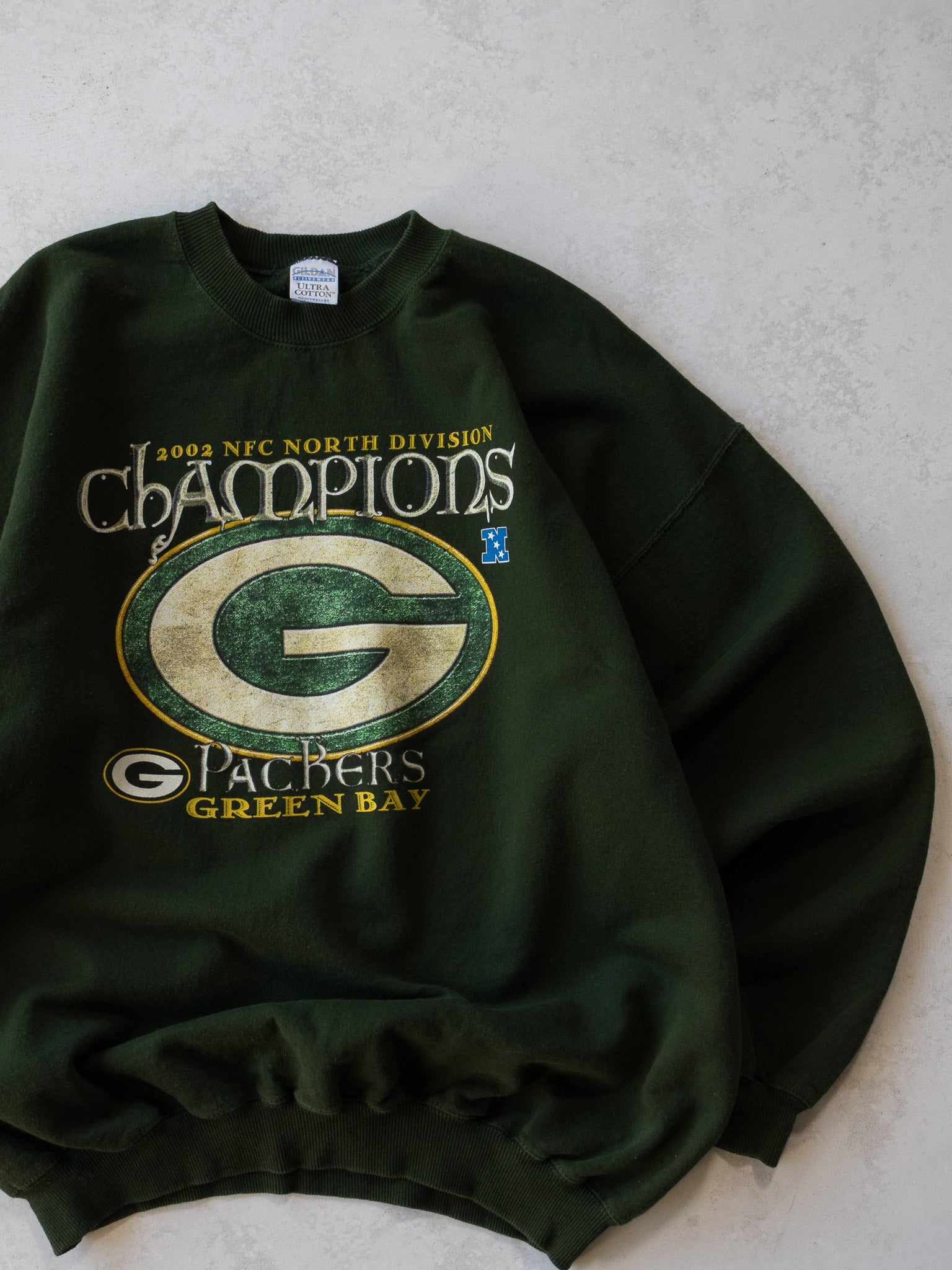 Vintage 2002 Green Packers Sweatshirt (2XL)