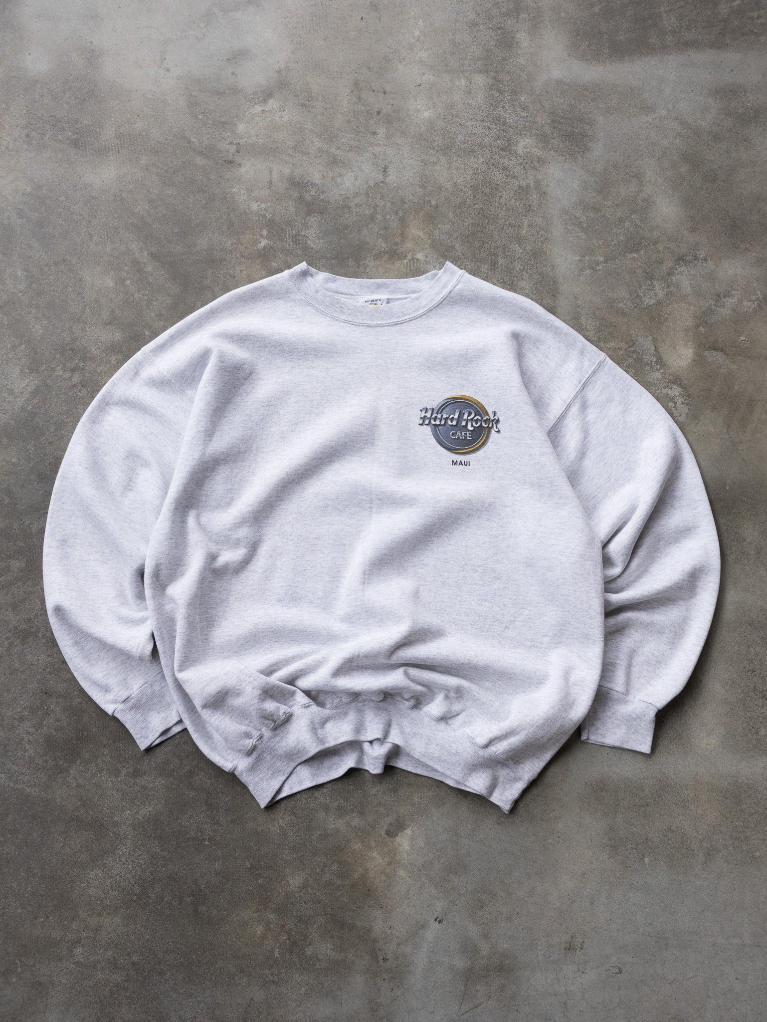 Vintage Grey Hard Rock Cafe Maui Sweatshirt (XL)