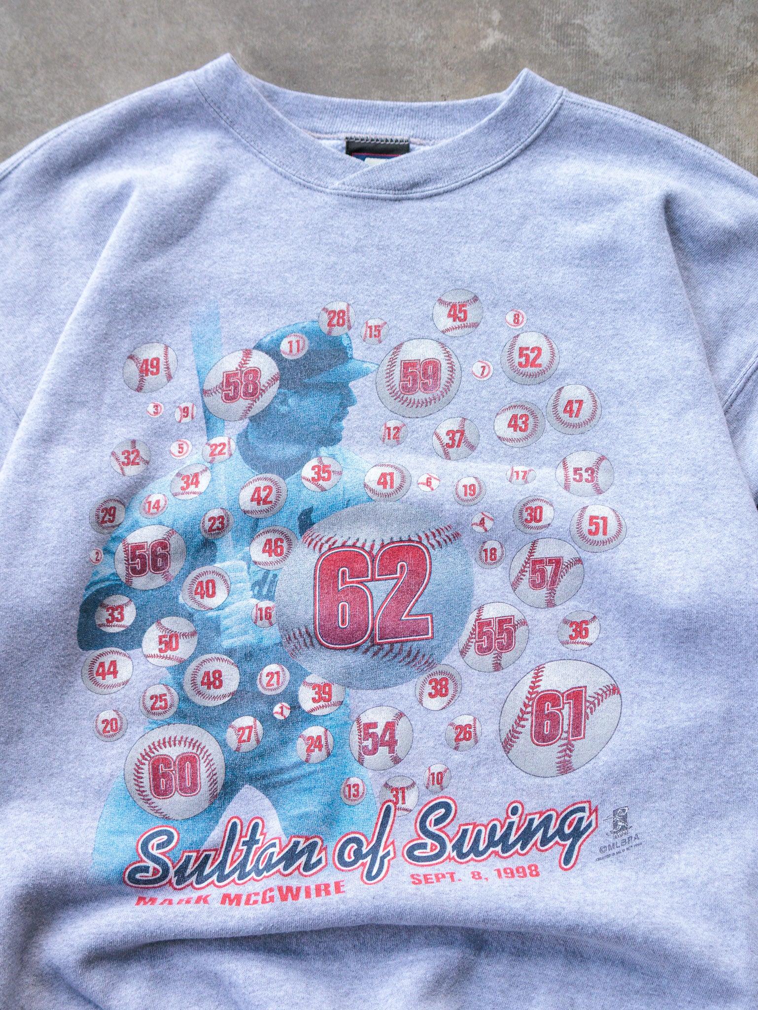 Vintage 1998 Starter Mark McGwire St. Louis Cardinals Sweatshirt (L)