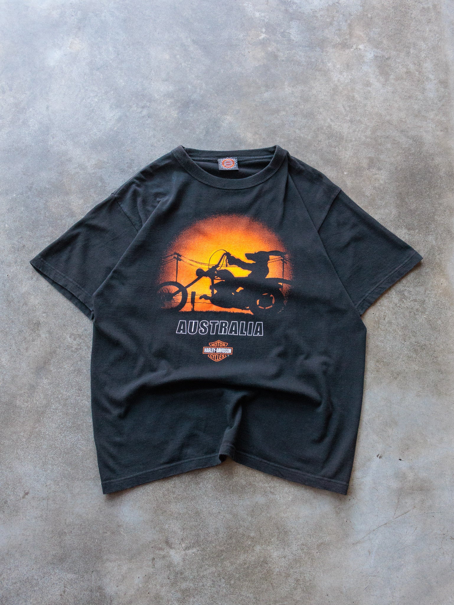 Vintage Harley-Davidson Australia Melbourne Sunset Tee (L)