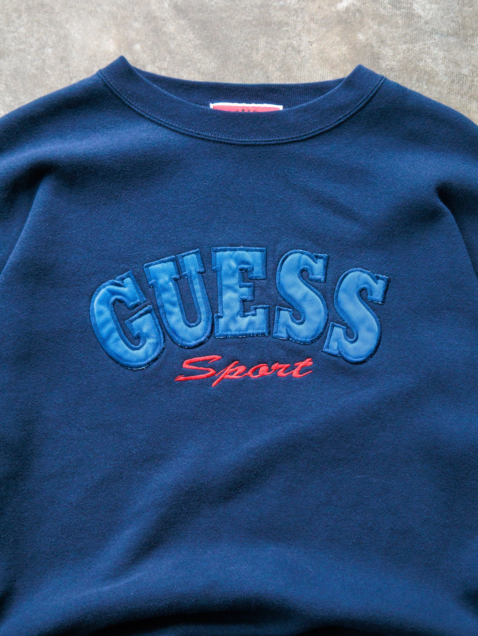 Vintage 90s Navy Guess Sport Sweatshirt (L)